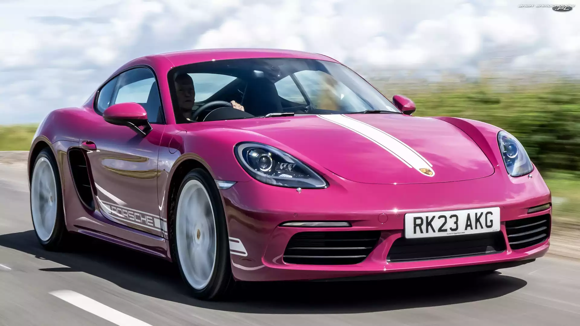 Różowe, Porsche 718 Cayman, 2023, Style Edition