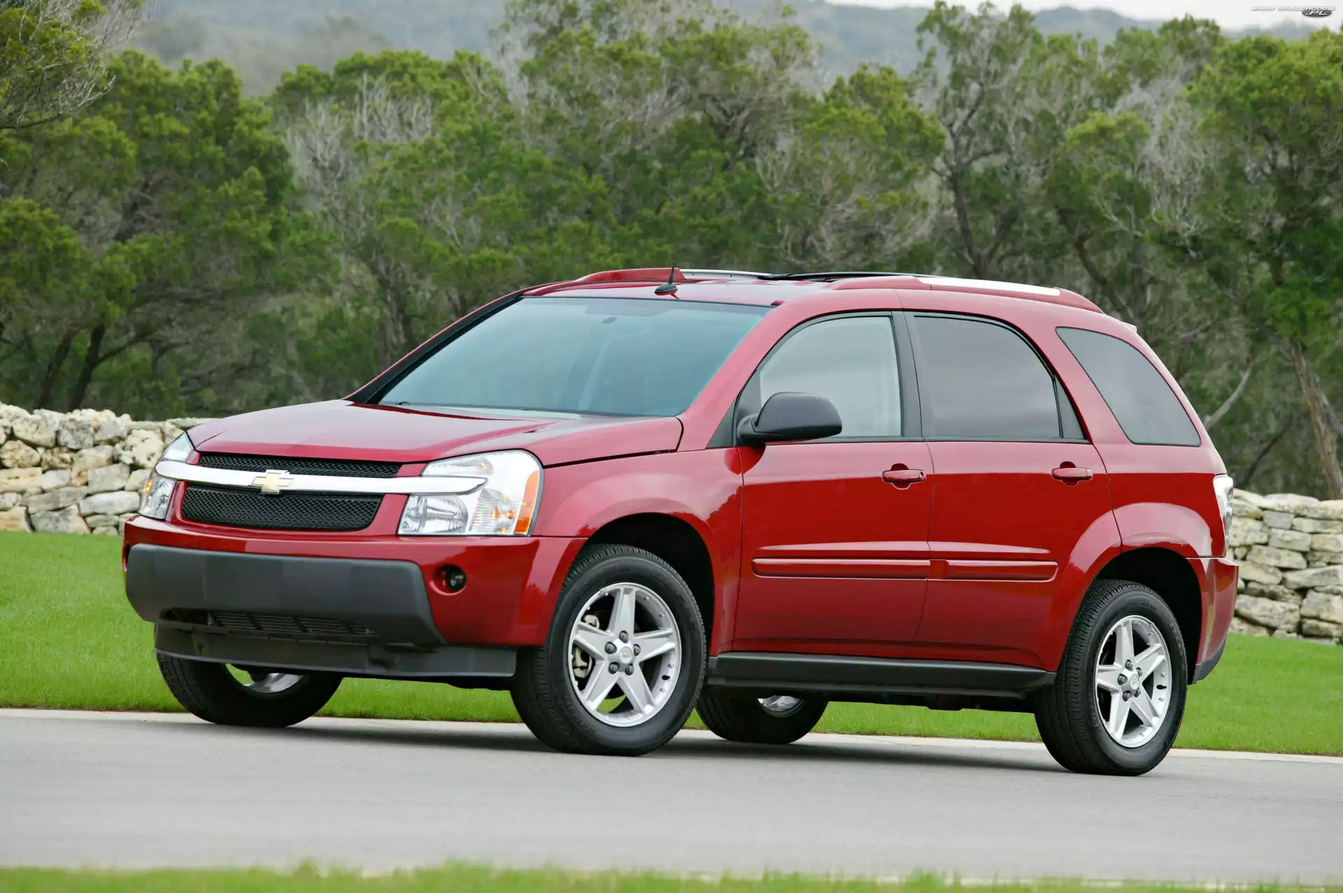 Chevrolet Equinox, Szyby, Czerwony, Ciemne