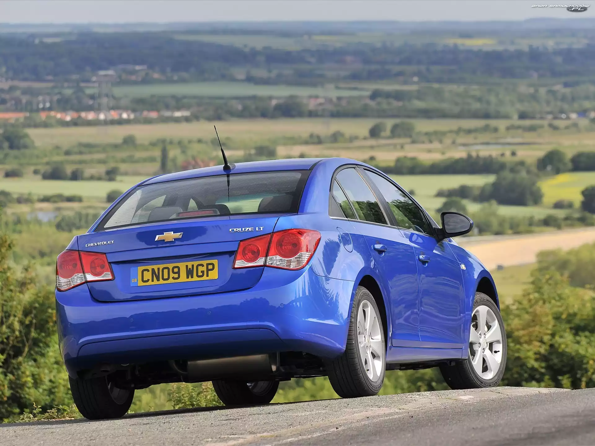 Chevrolet Cruze, Niebieski, Tył