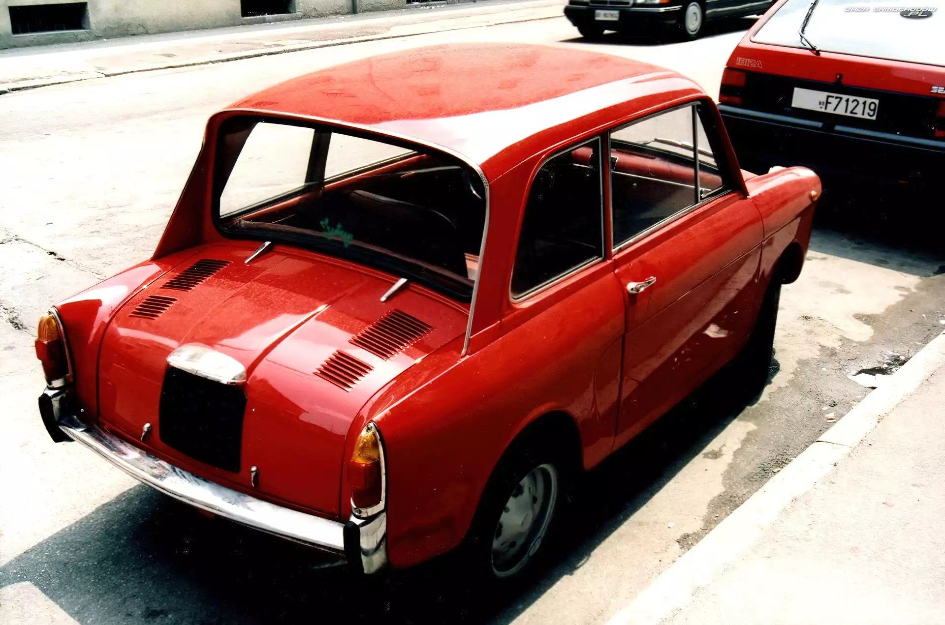 Chrom, Autobianchi Bianchina, Zderzak