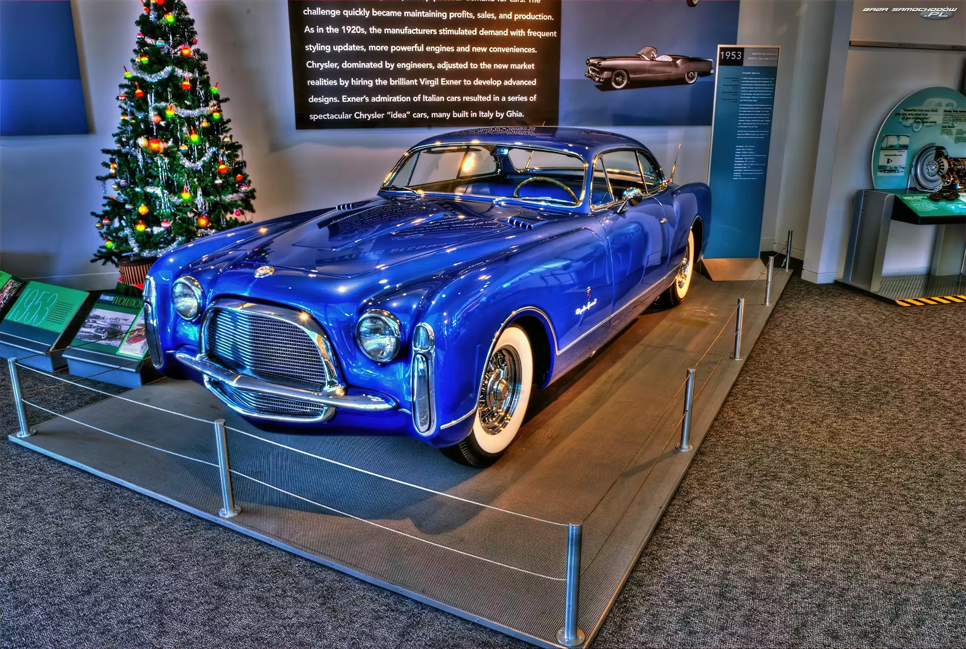 Wystawa, Chrysler, 1953
