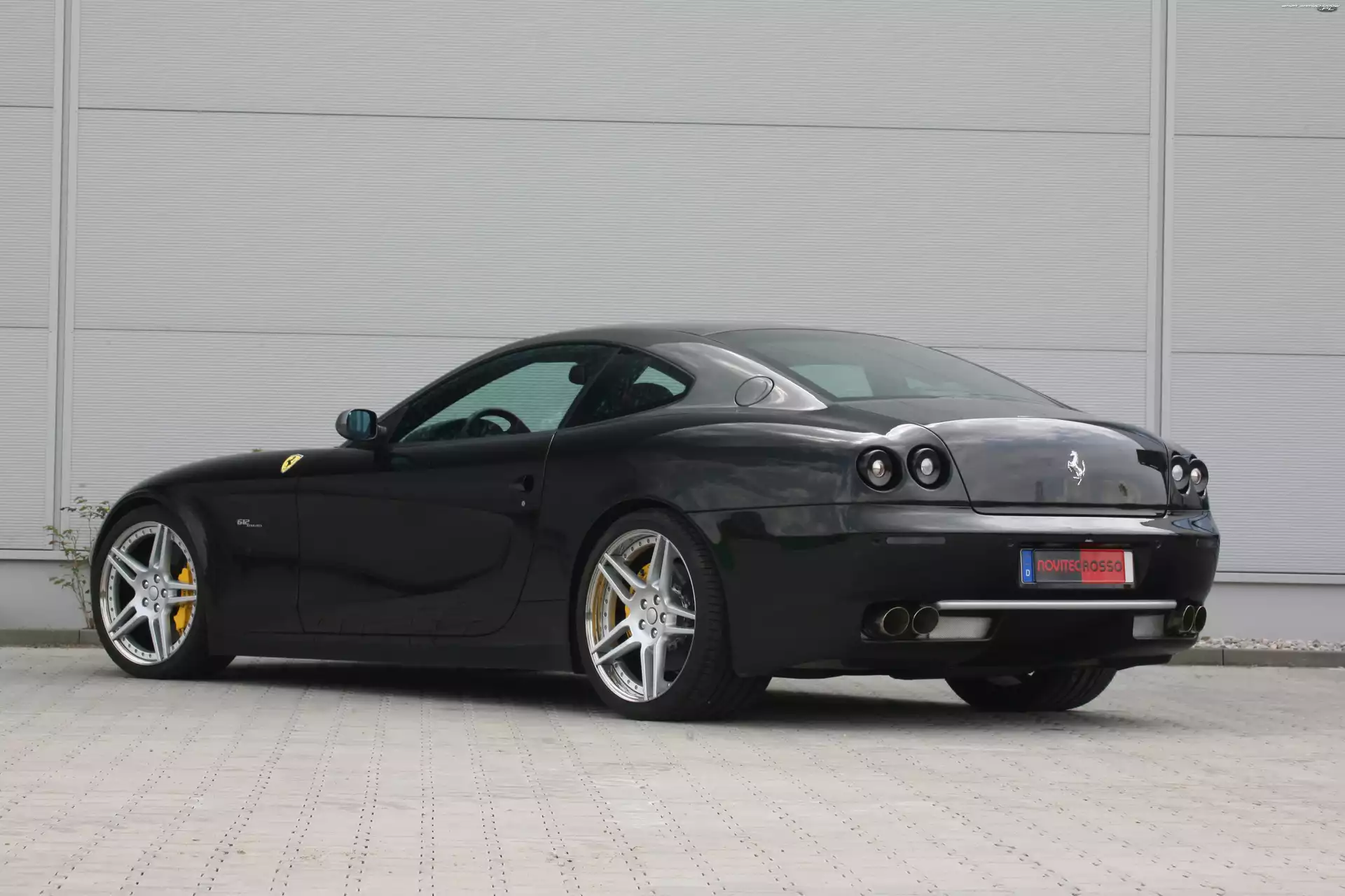 Ciemne, Tył, Ferrari 612 Scaglietti, Lampy