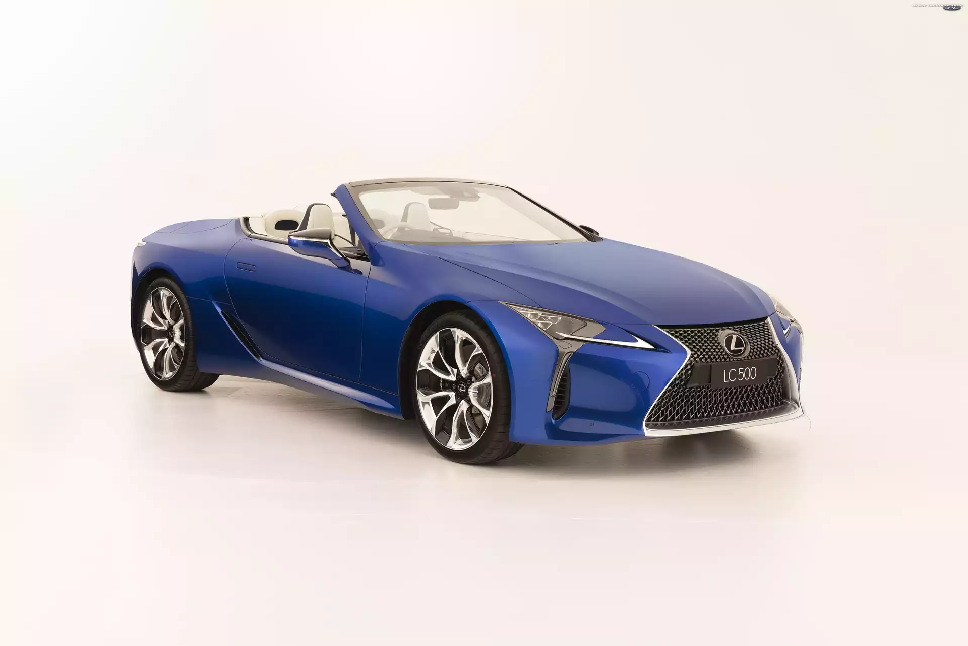 Convertible, Niebieski, Lexus LC 500