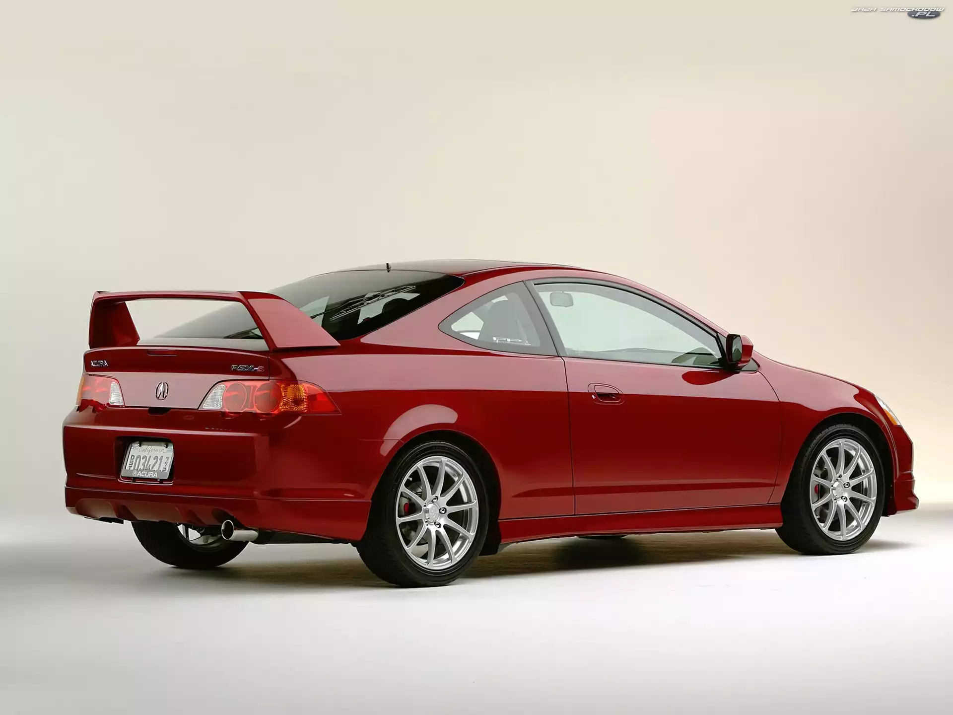 Coupe, Czerwona, Acura RSX