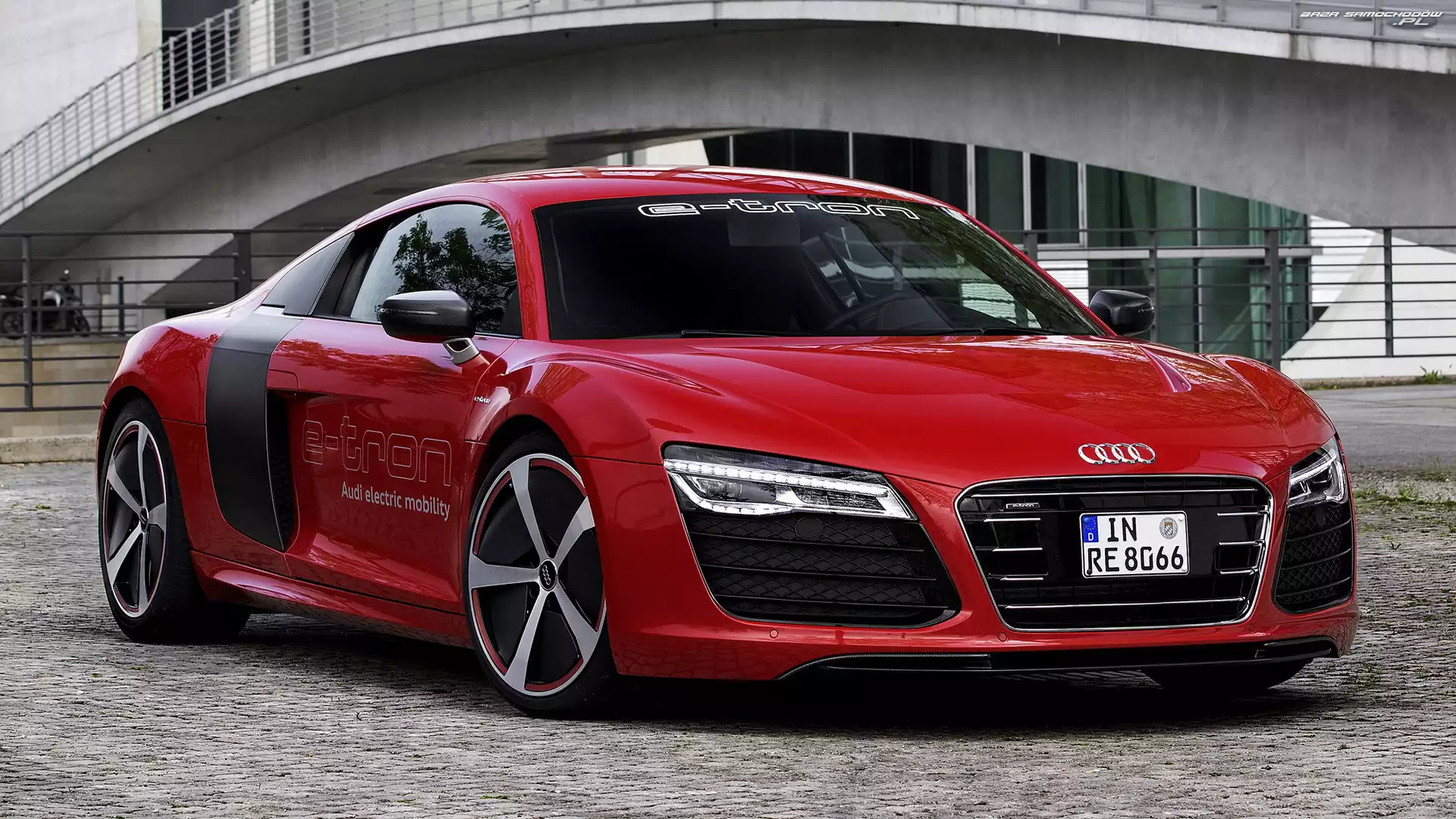 Coupe, Czerwone, Audi R8