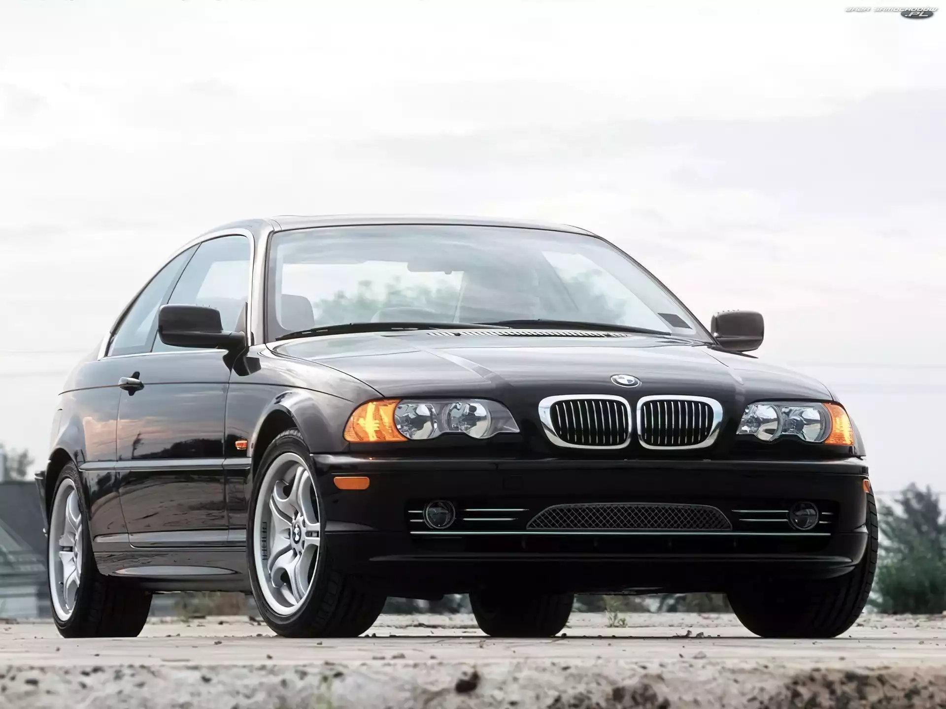 Coupe, Czarne, BMW E 46