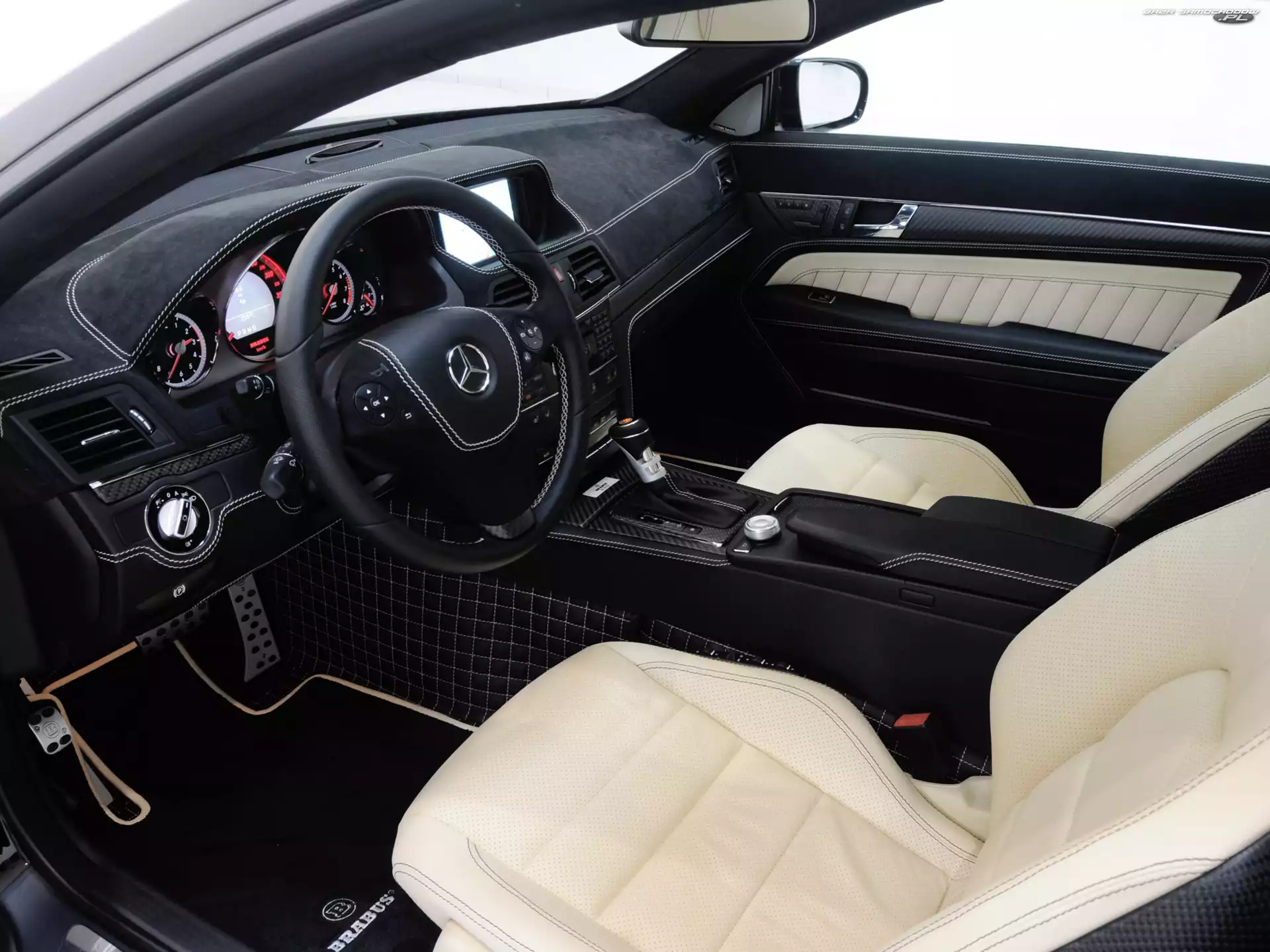 Coupe, Wnętrze, Mercedes E-klasa, Brabus
