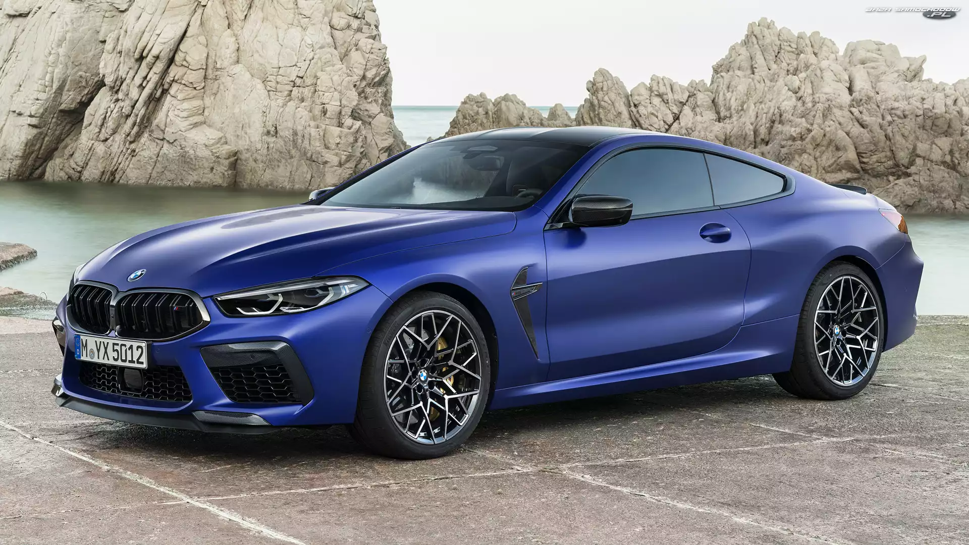 Coupe, Granatowe, BMW M8 Competition