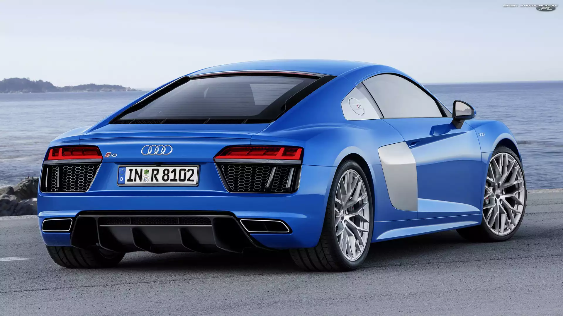 Coupe, Audi R8, Niebieskie