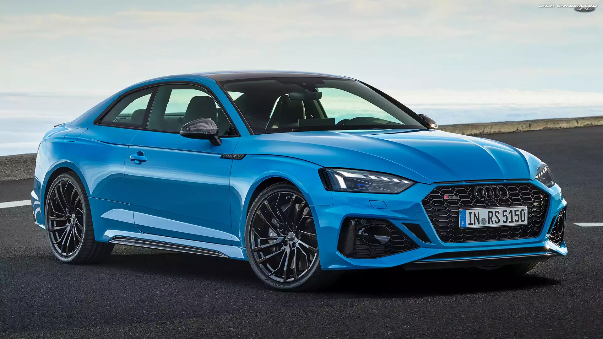 Coupe, Niebieskie, Audi RS 5