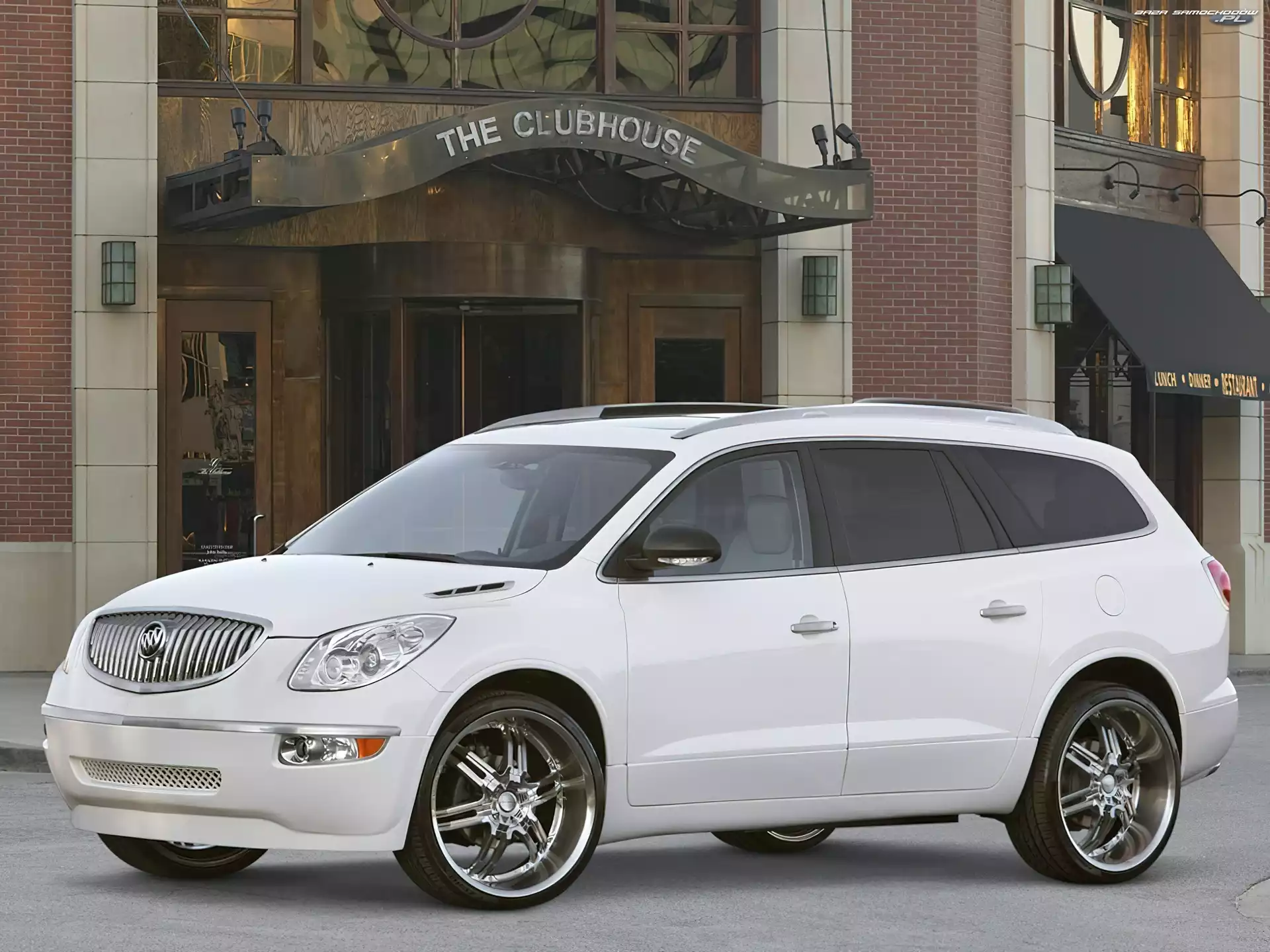 Crossover, Biały, Buick Enclave