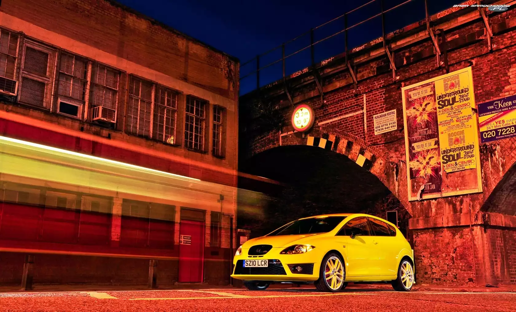 Żółty, Seat Leon Cupra R