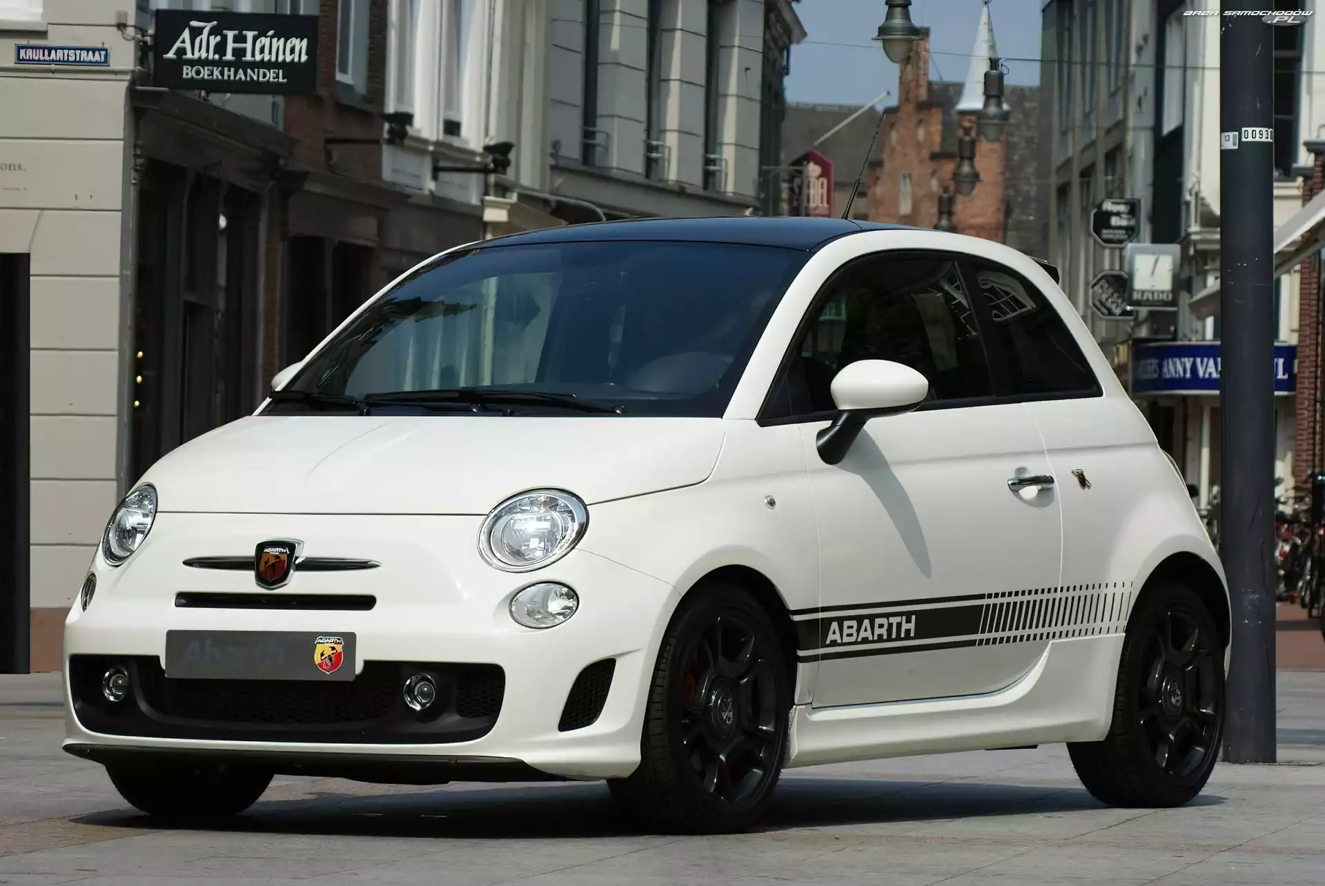 Abarth 500, Czarne, Miasto, Alufelgi