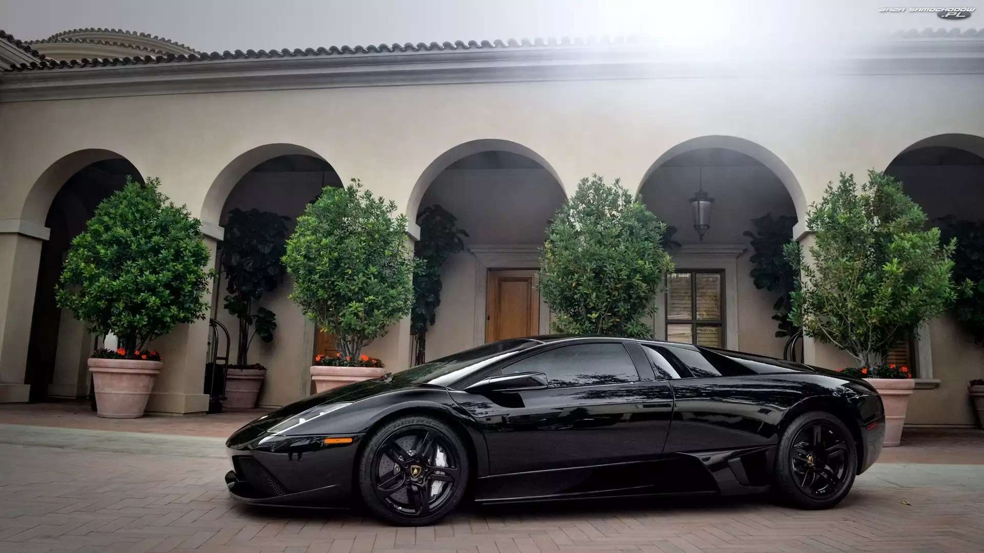 Budynek, Czarne, Lamborghini