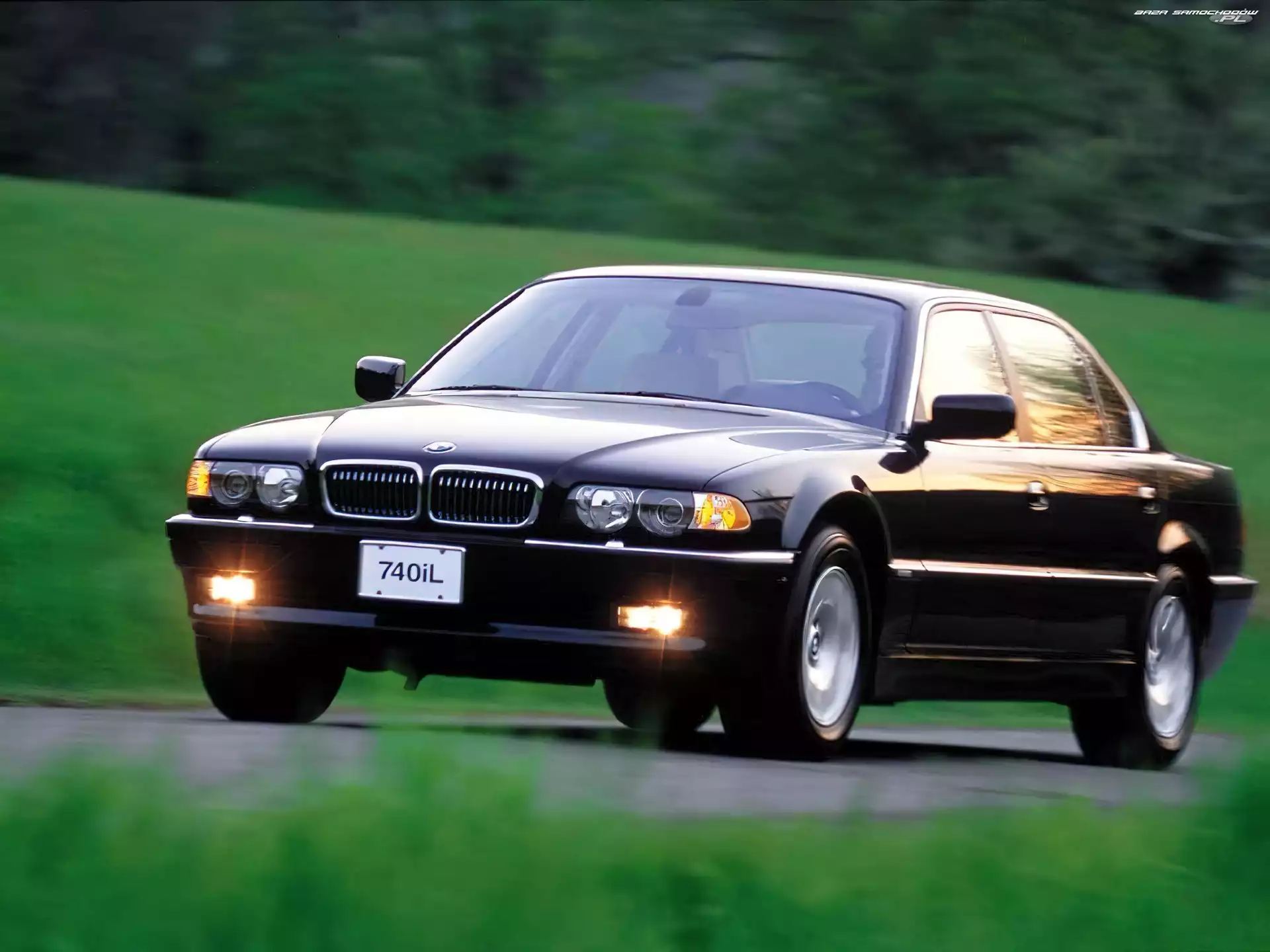 E38, Czarne, Bmw