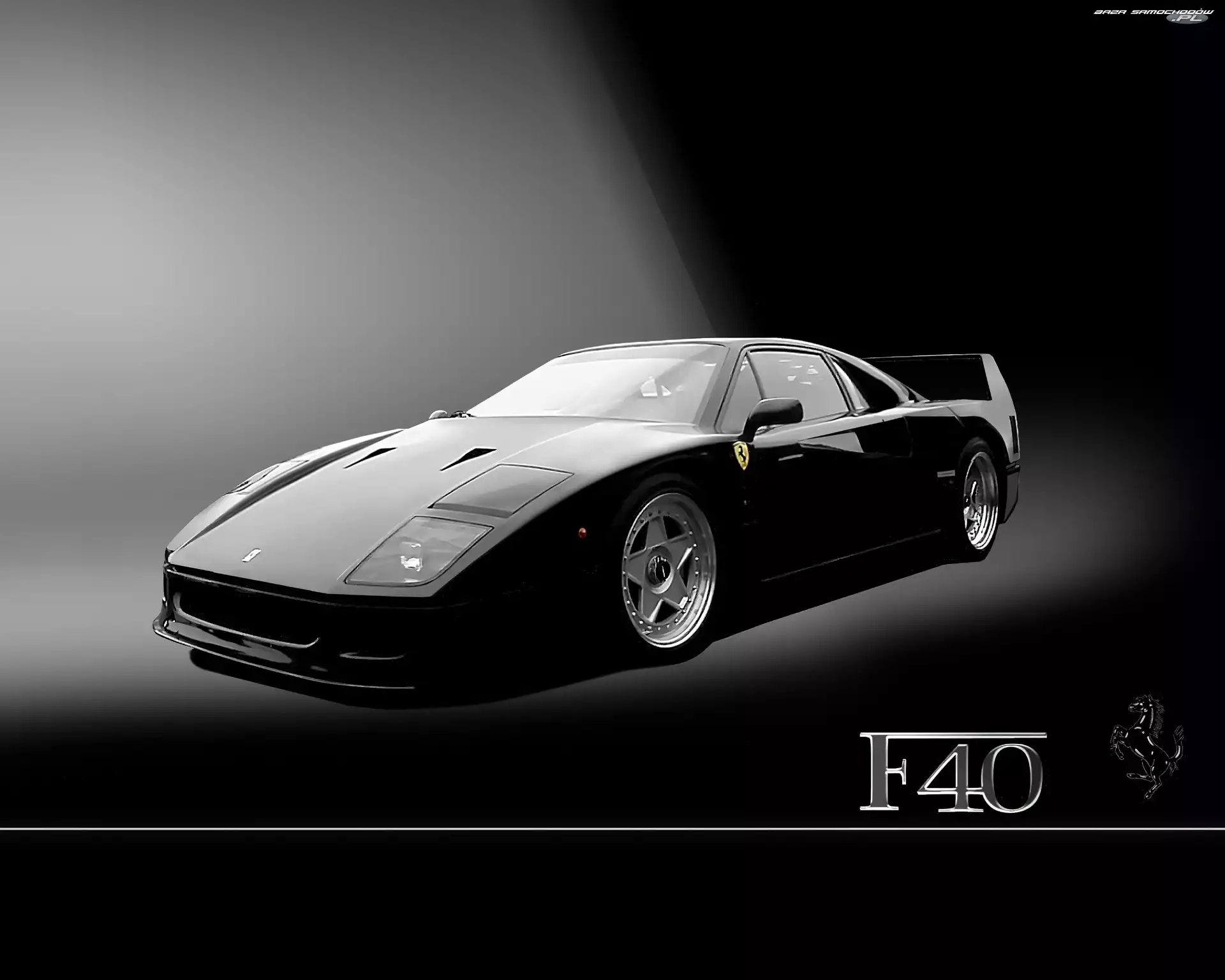 Ferrari F 40, Czarne