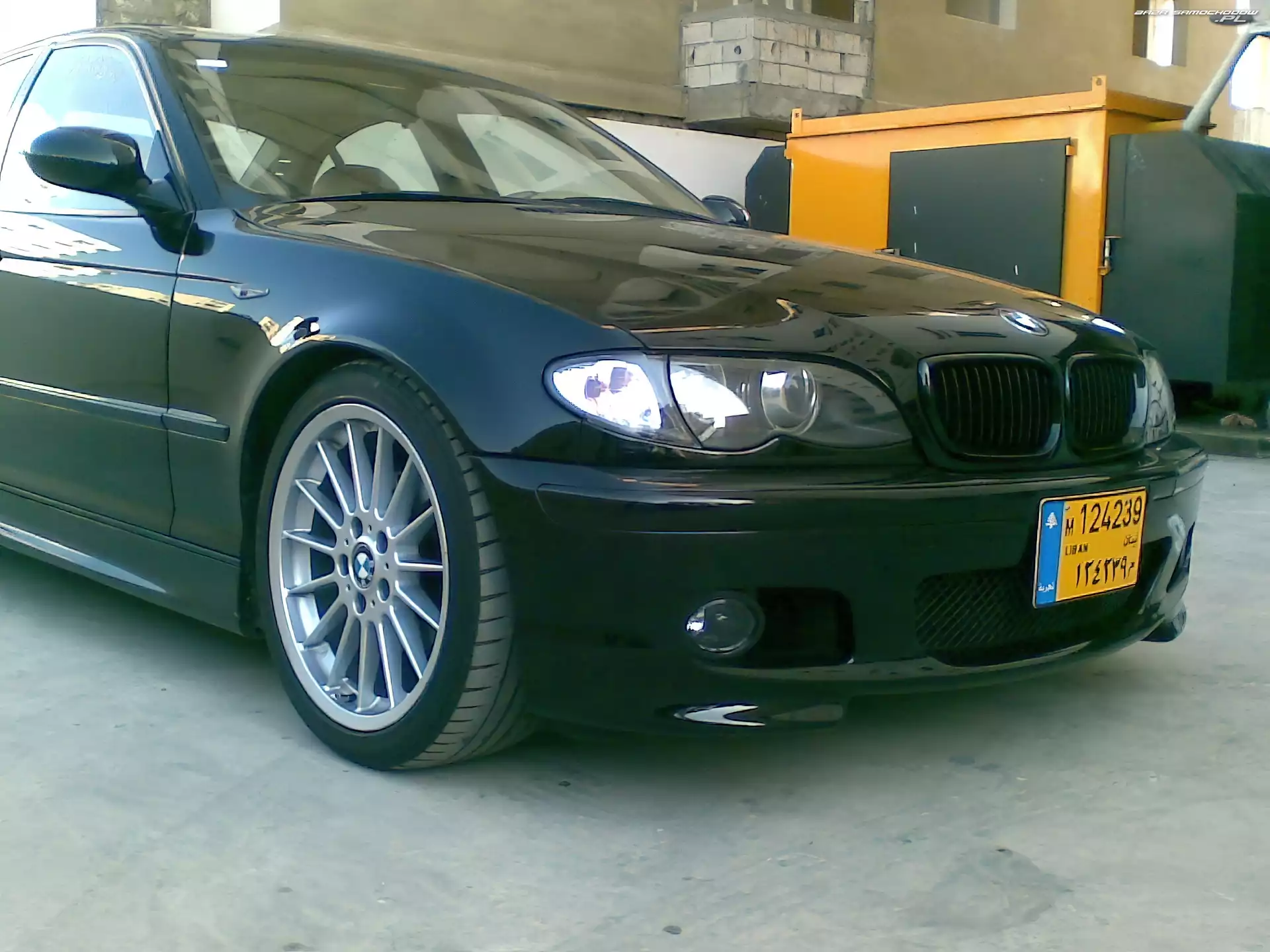 Czarny, E46, Przód, BMW 3