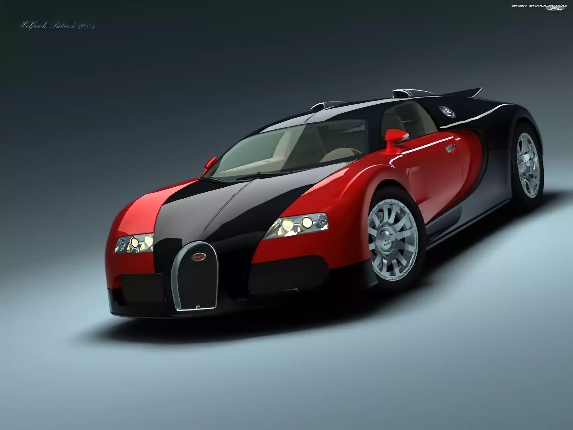 Czerwony, Czarny, Veyron, Bugatti
