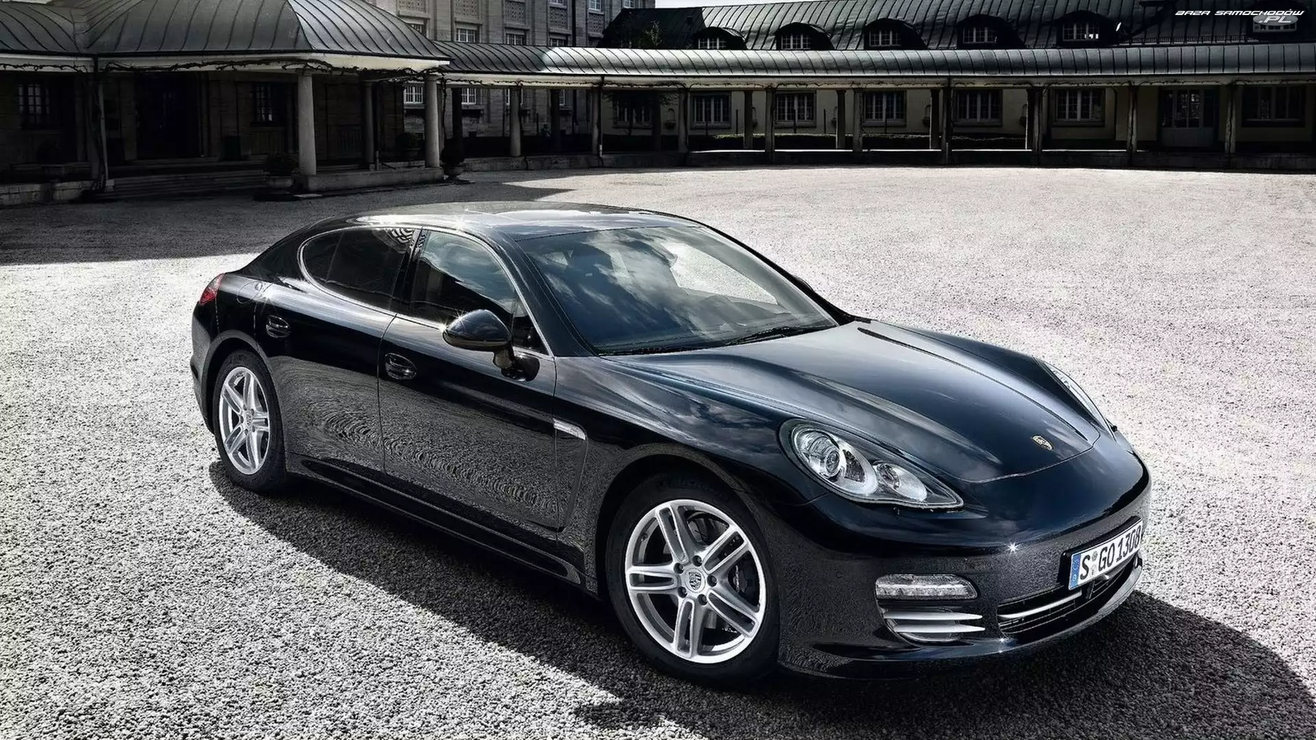 Panamera, Czarny, Porsche