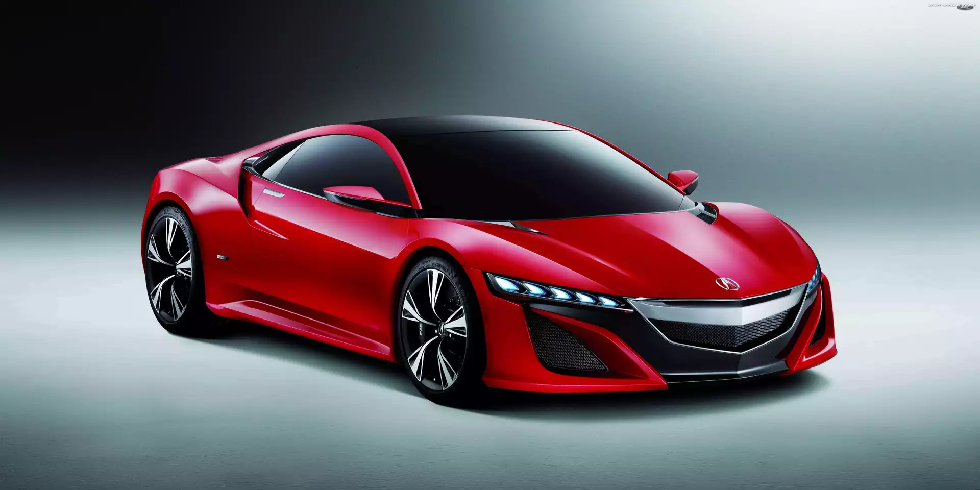 NSX, Czerwona, Honda
