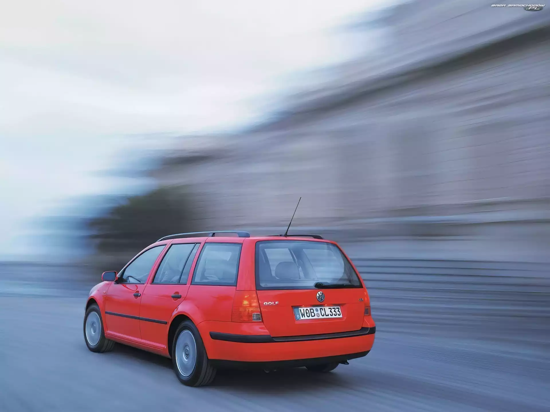 Czerwone, Volkswagen Golf 4, Kombi