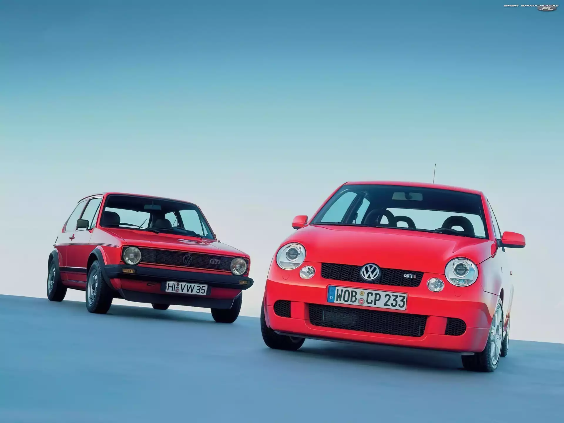 czerwone, Lupo, Golf 1