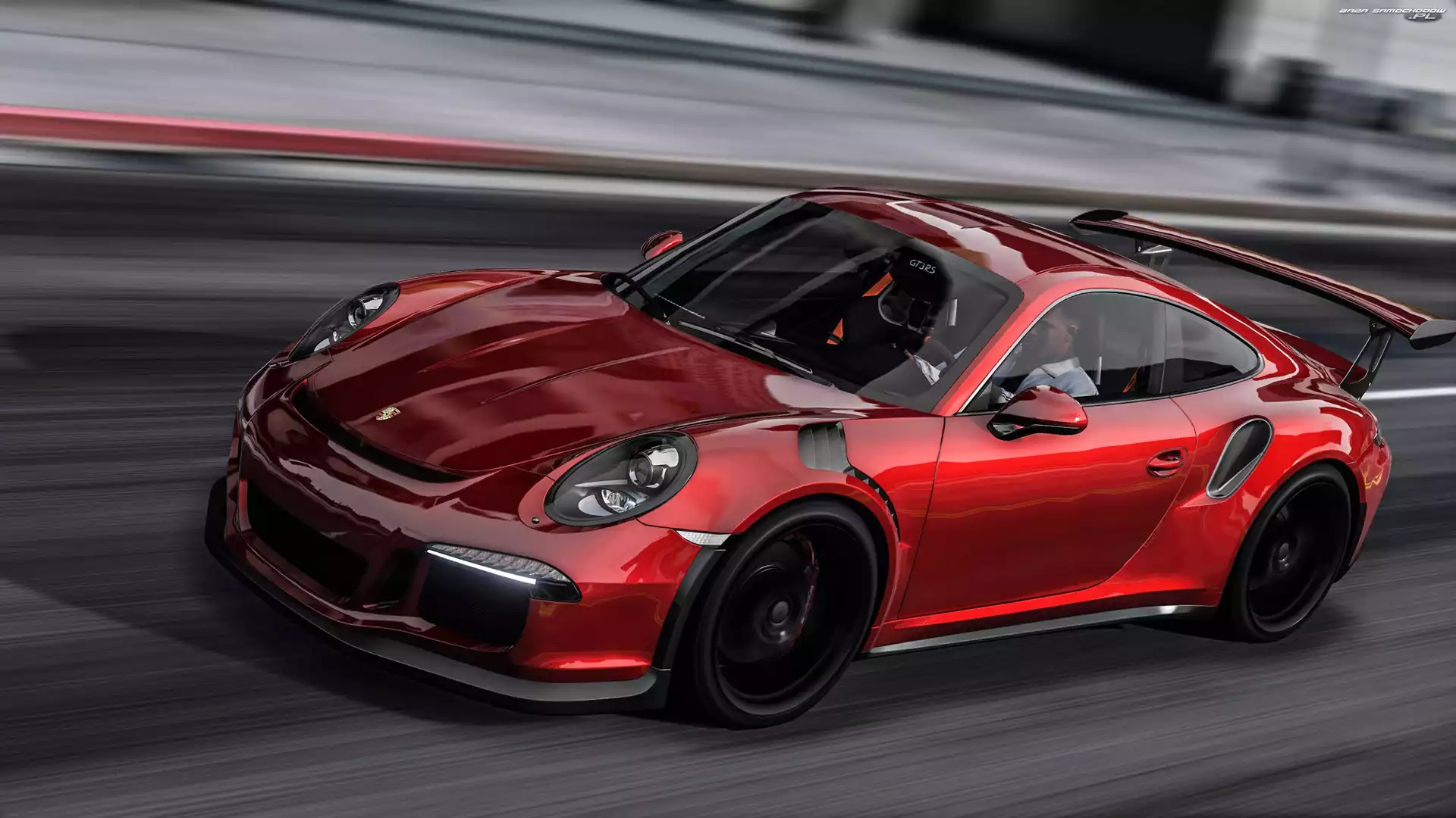 Grand Theft Auto 5, Porsche 911 GT3 RS, Gra, Czerwone