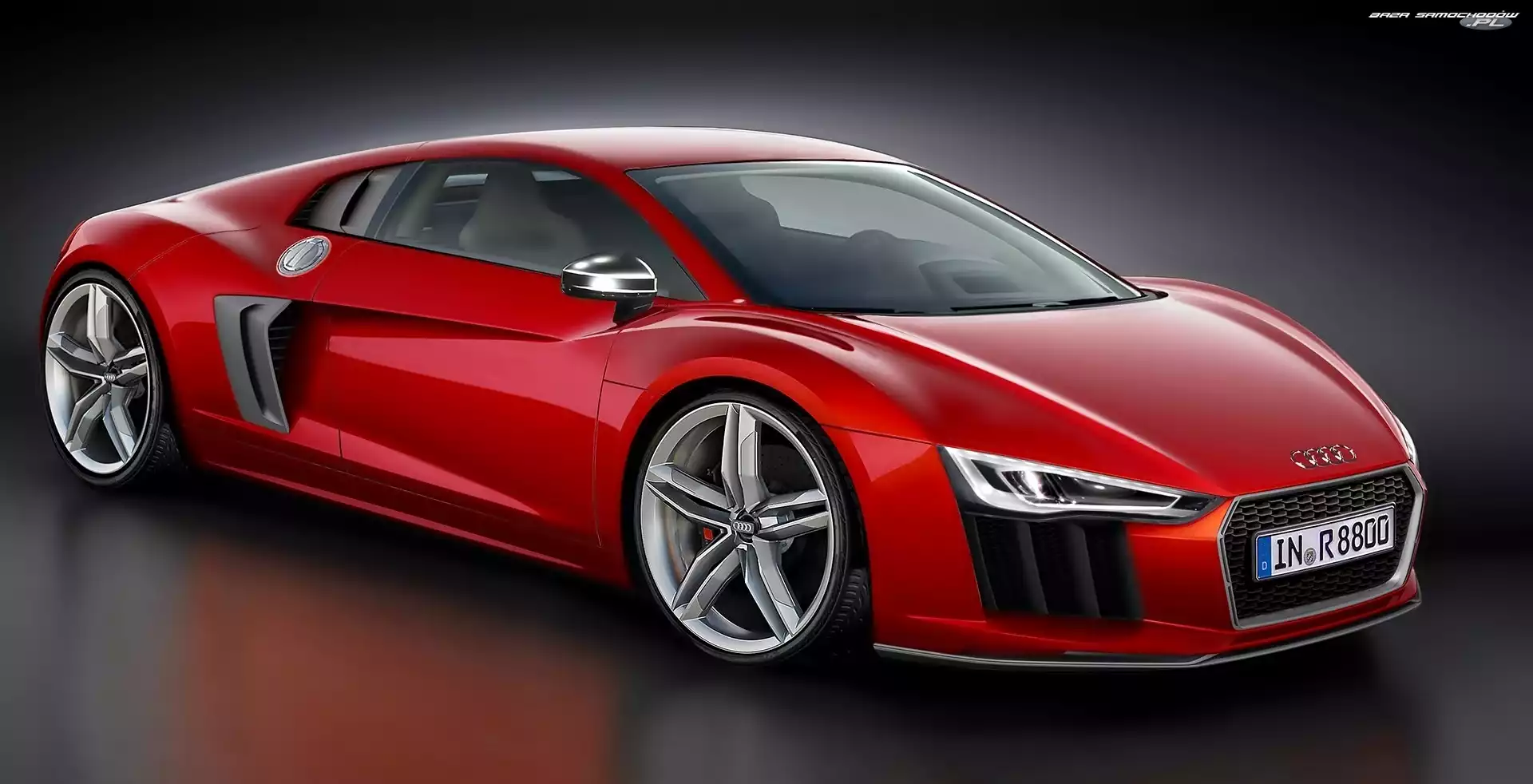 R8, Czerwone, Audi