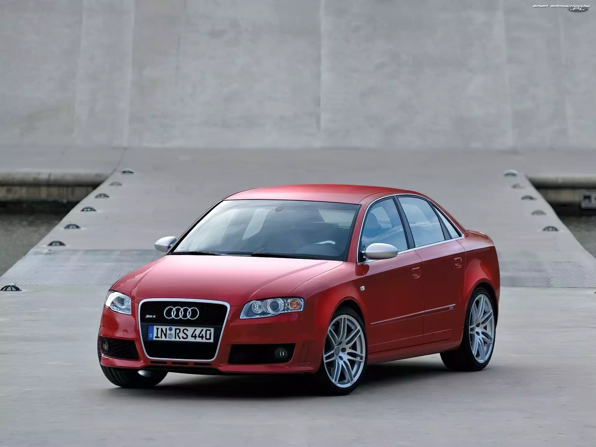 RS4, Czerwone, Audi
