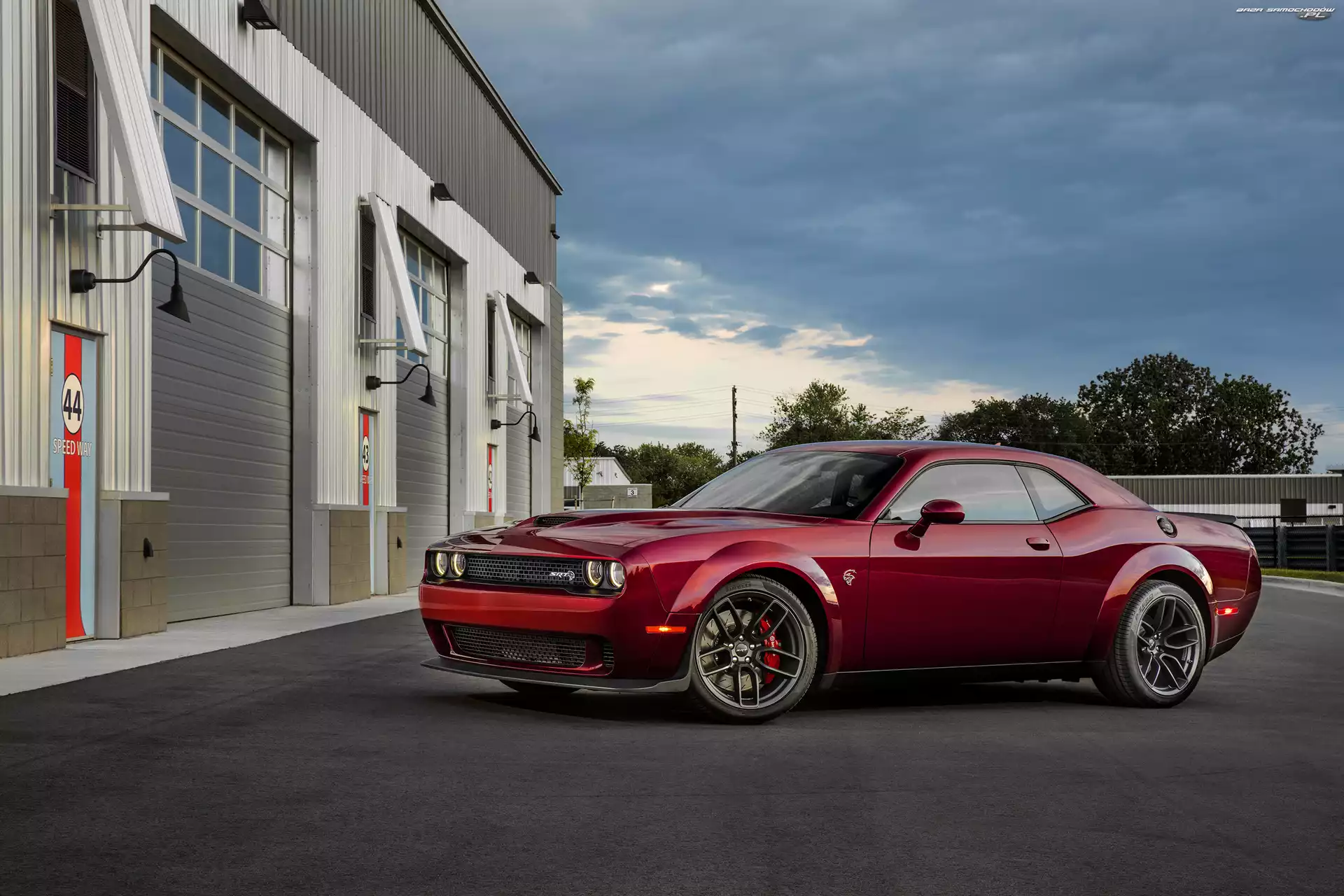 2018, Czerwony, Dodge Challenger SRT Hellcat Widebody