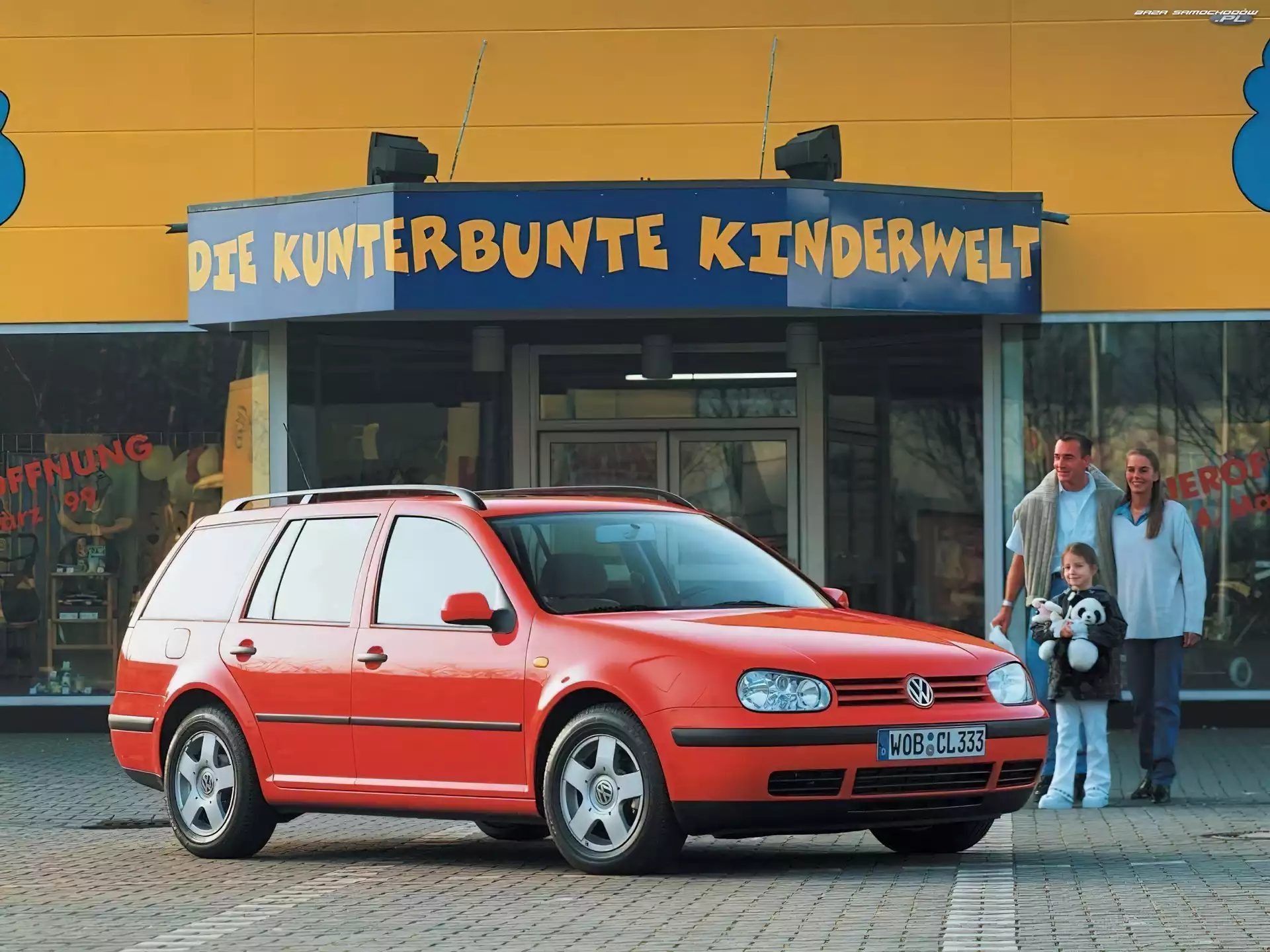 Czerwony, Golf 4, Kombi