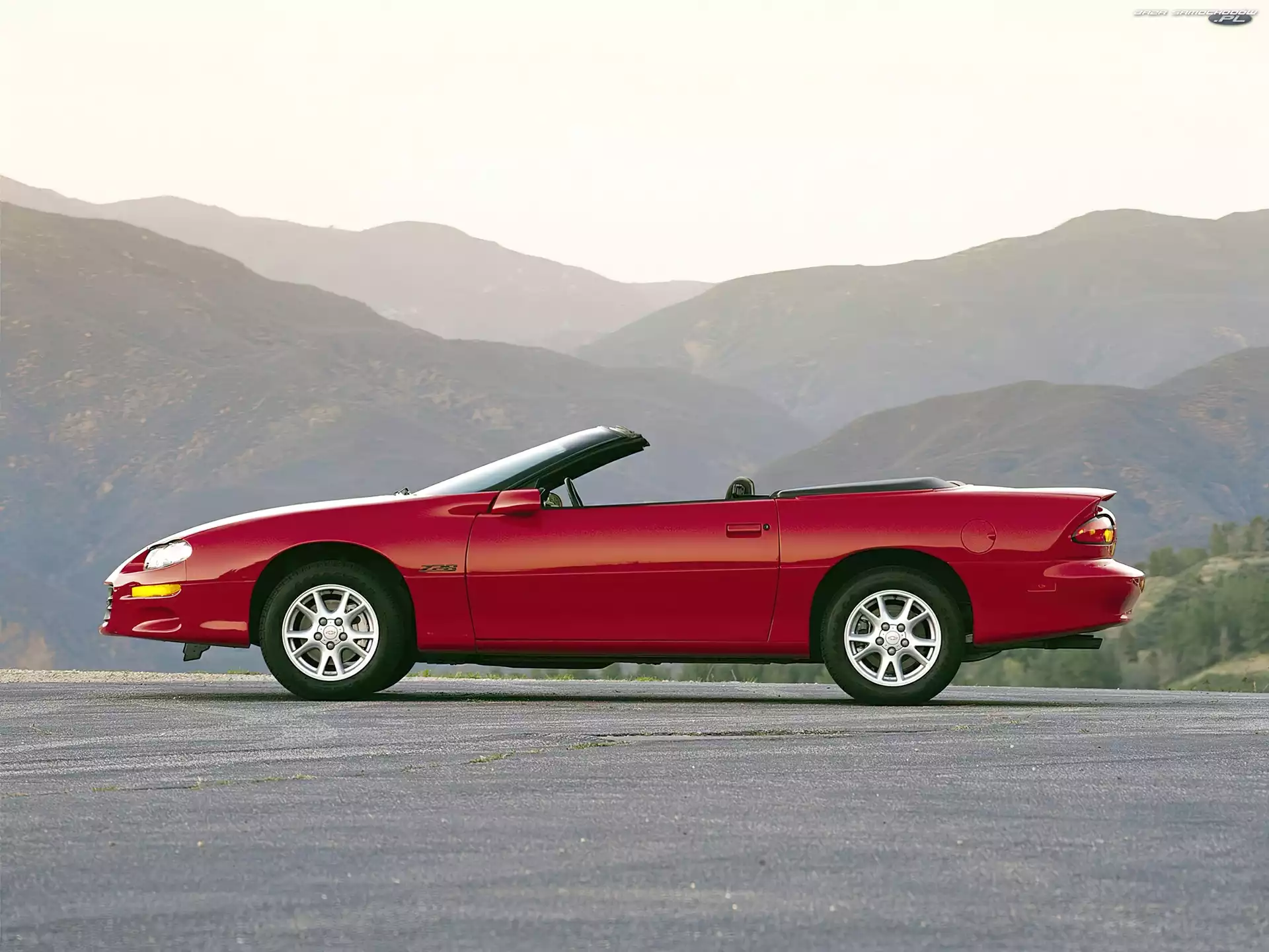 Czerwony, Chevrolet Camaro, Z28
