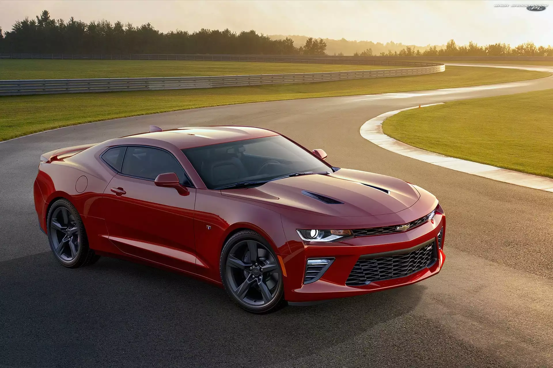 Camaro, Czerwony, Chevrolet