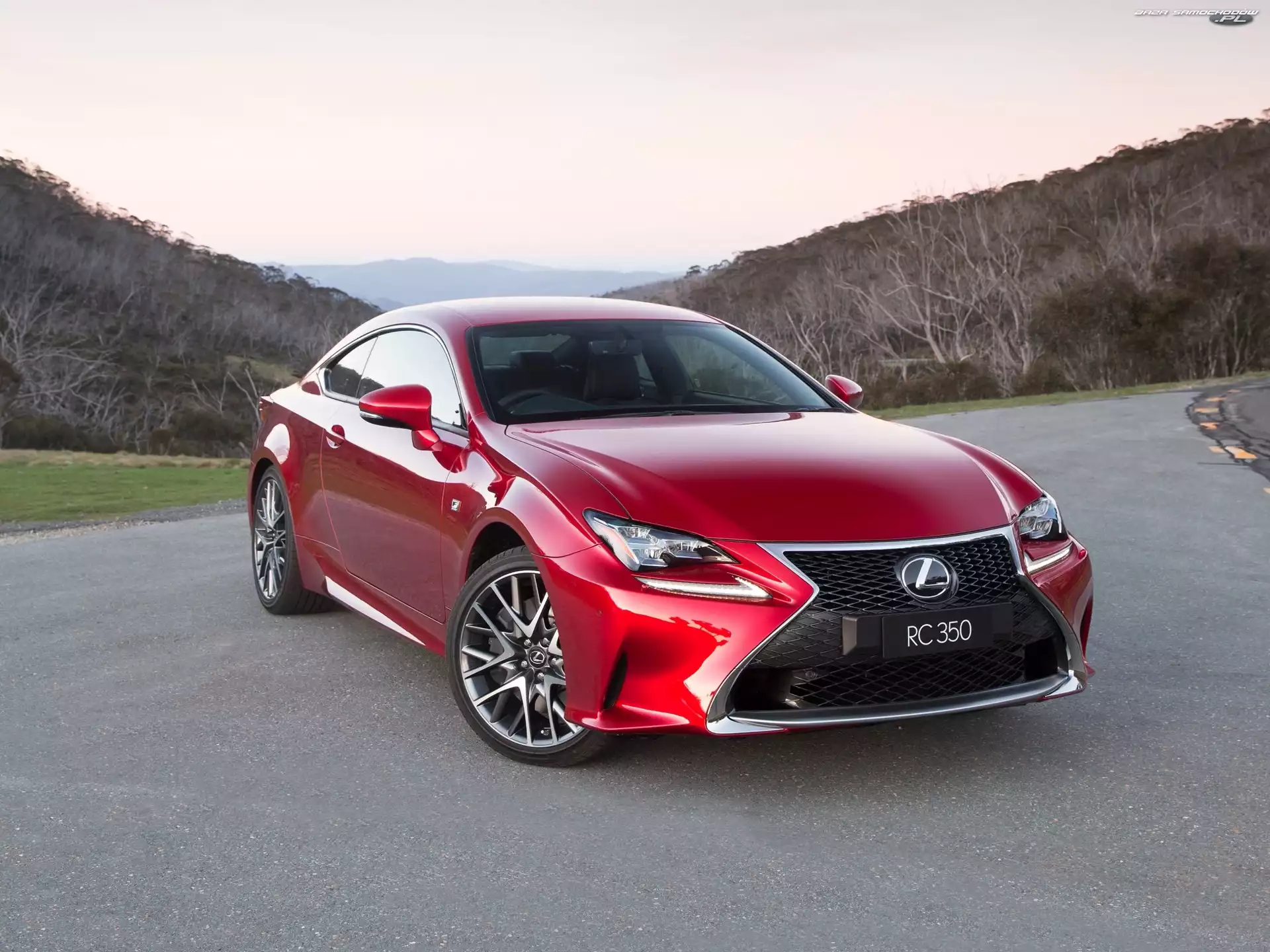 2015, Czerwony, Lexus RC 350 F Sport Coupe