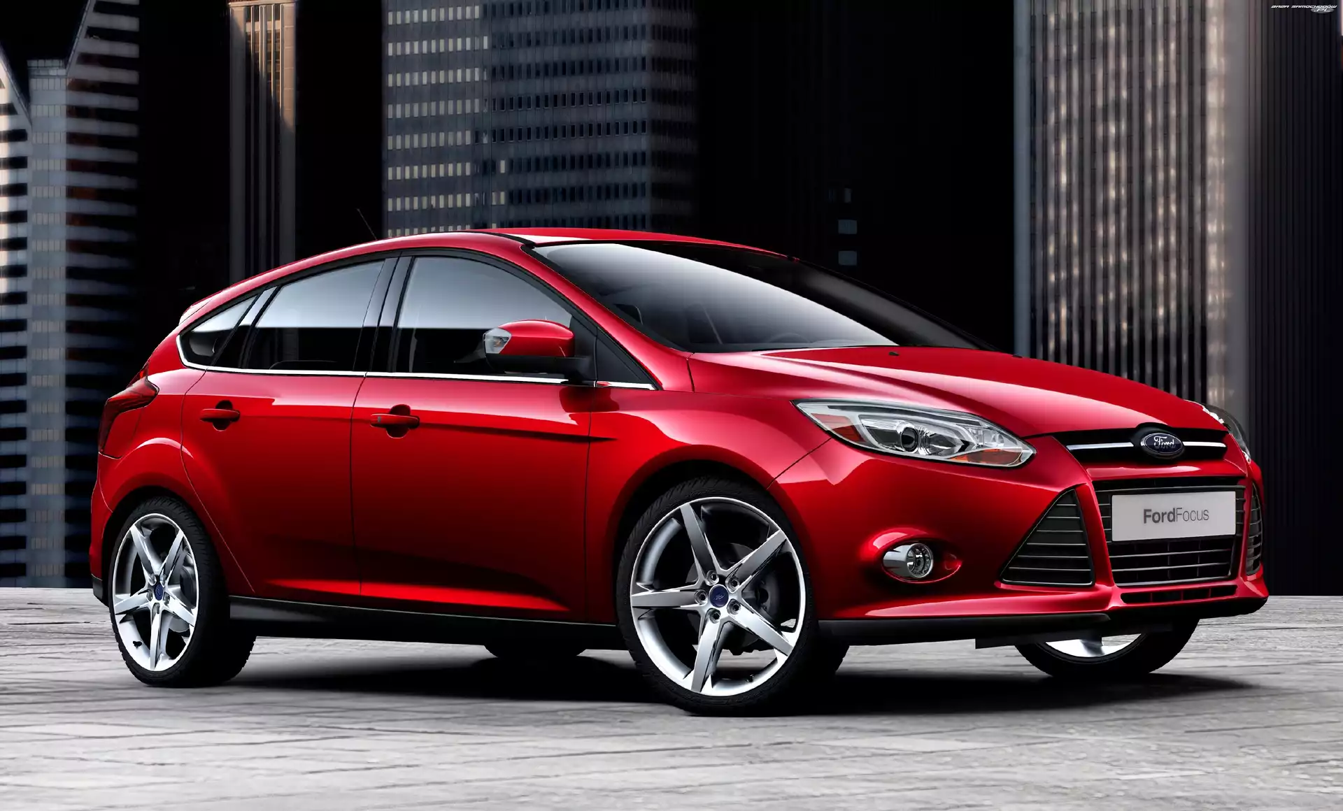 Focus, Czerwony, Ford