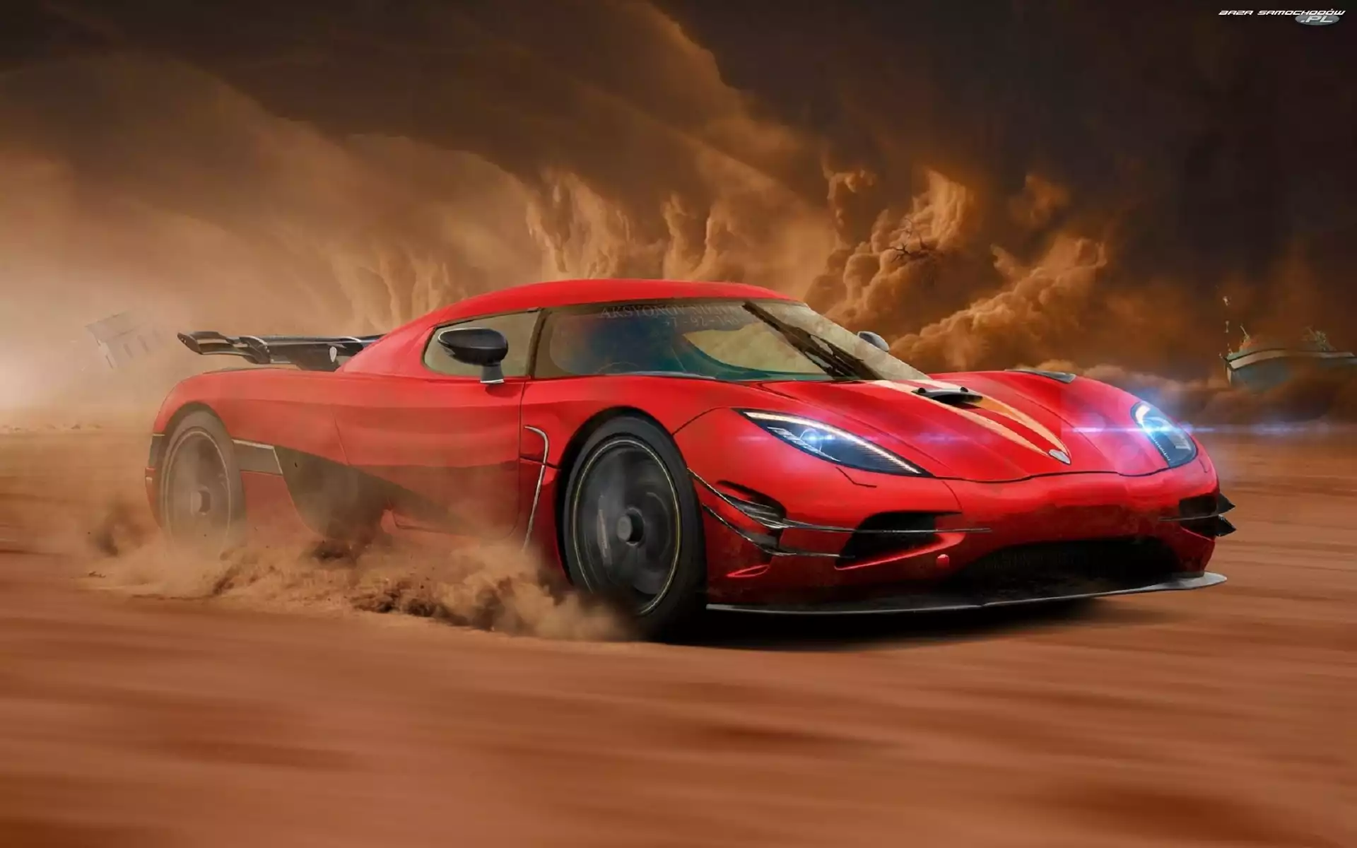 Koenigsegg, Czerwony, Samochód