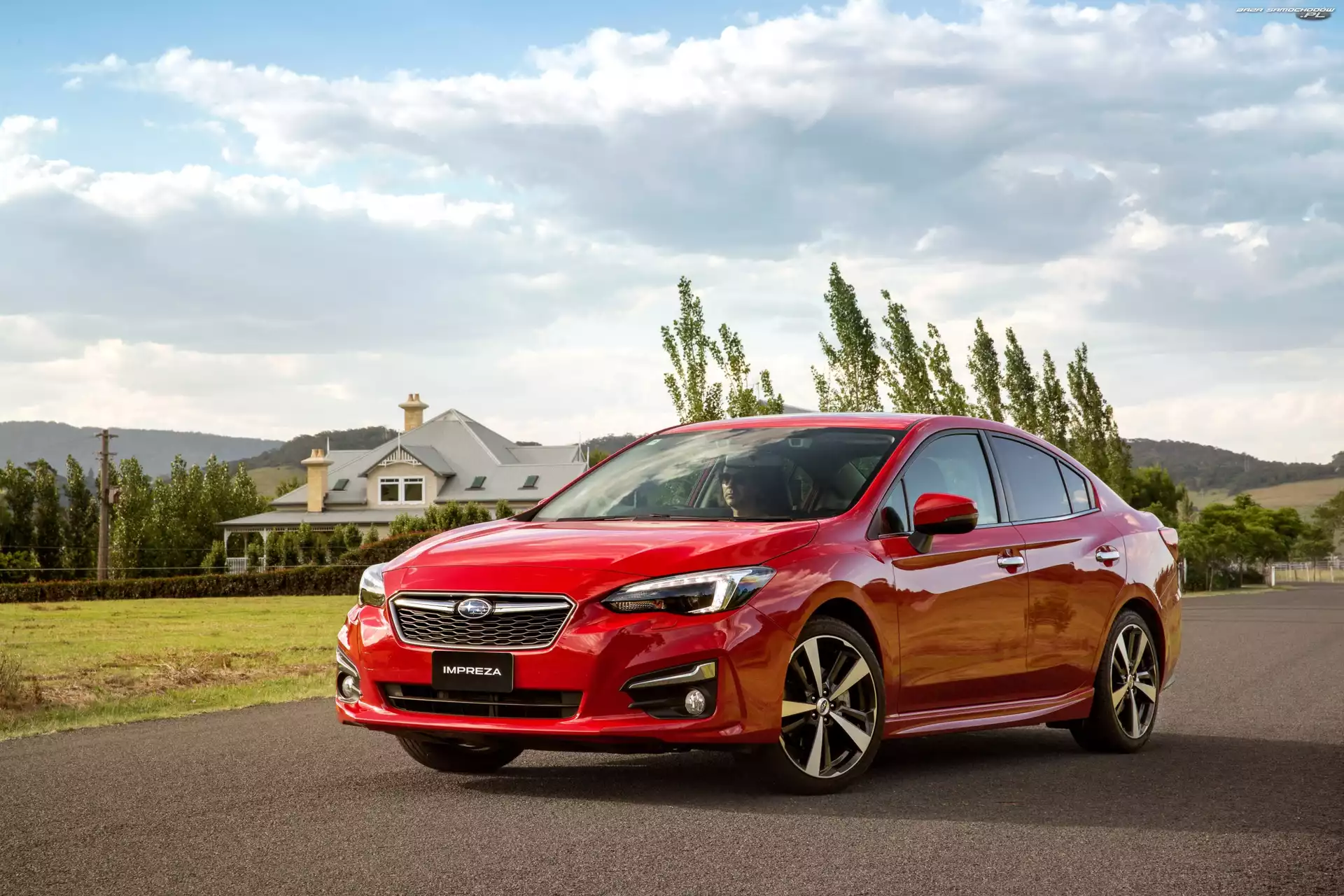 2017, Czerwony, Subaru Impreza 2.0i-S Sedan