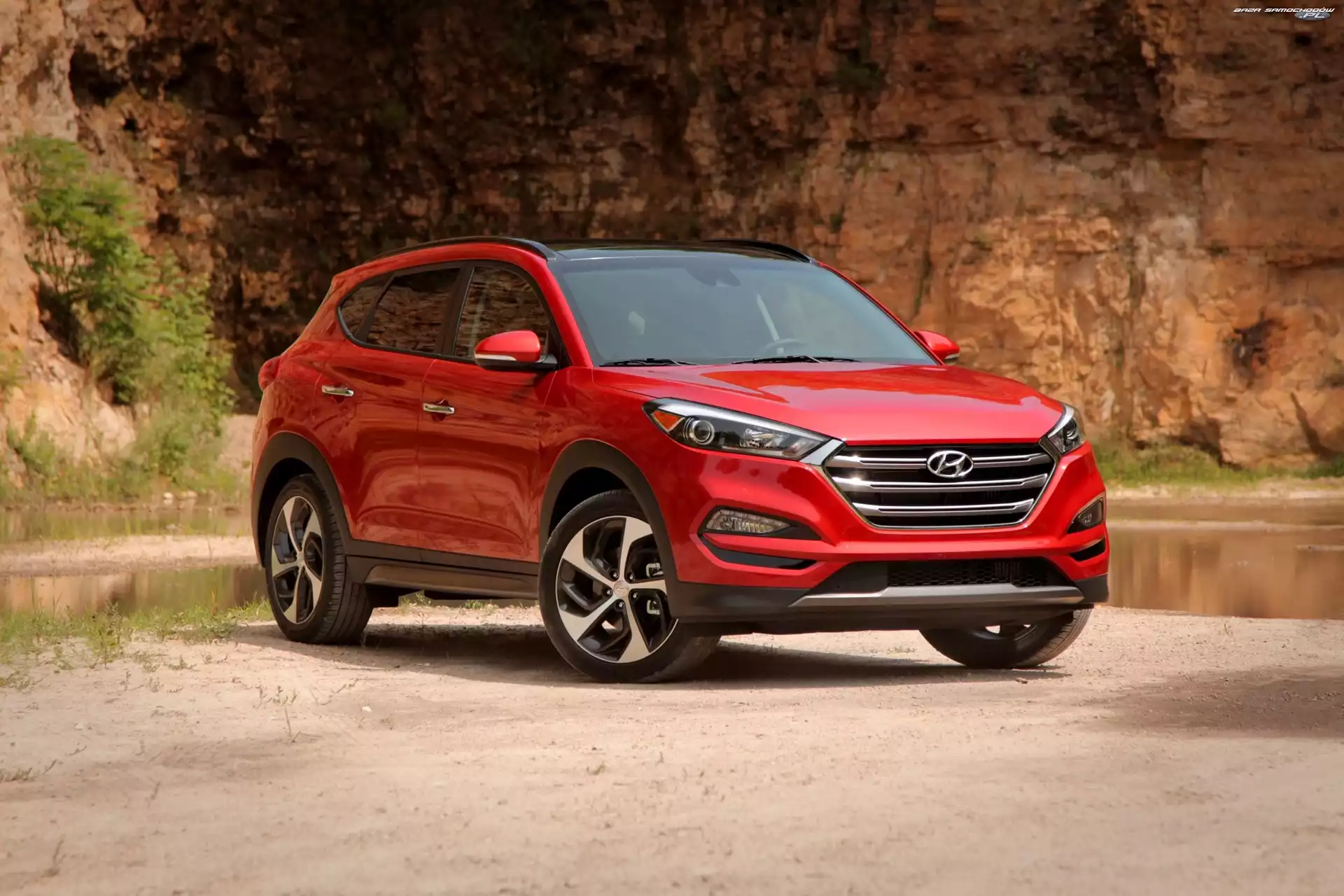 Tucson, Czerwony, Hyundai