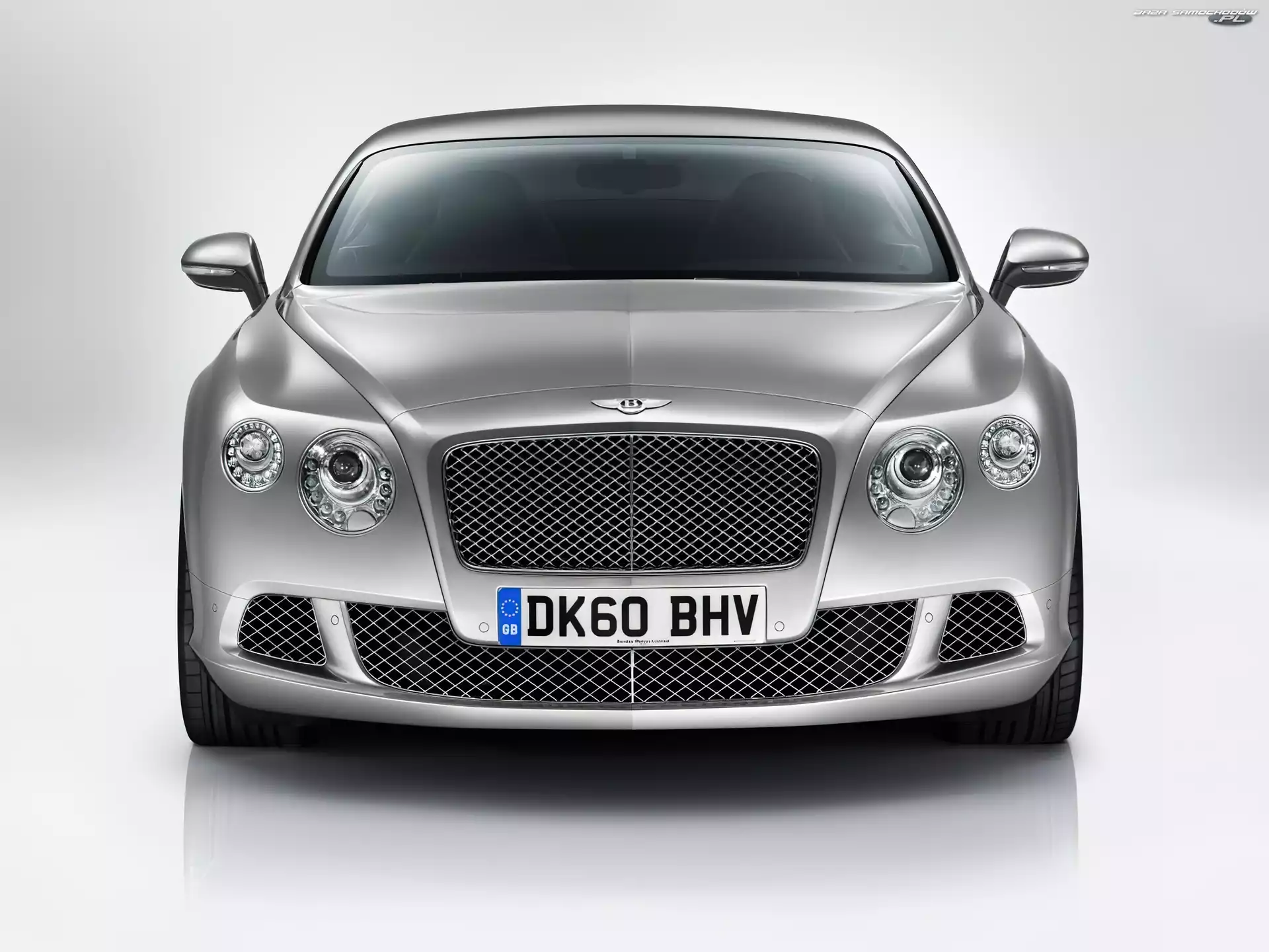 Czołowa, Bentley Continental GT, Szyba