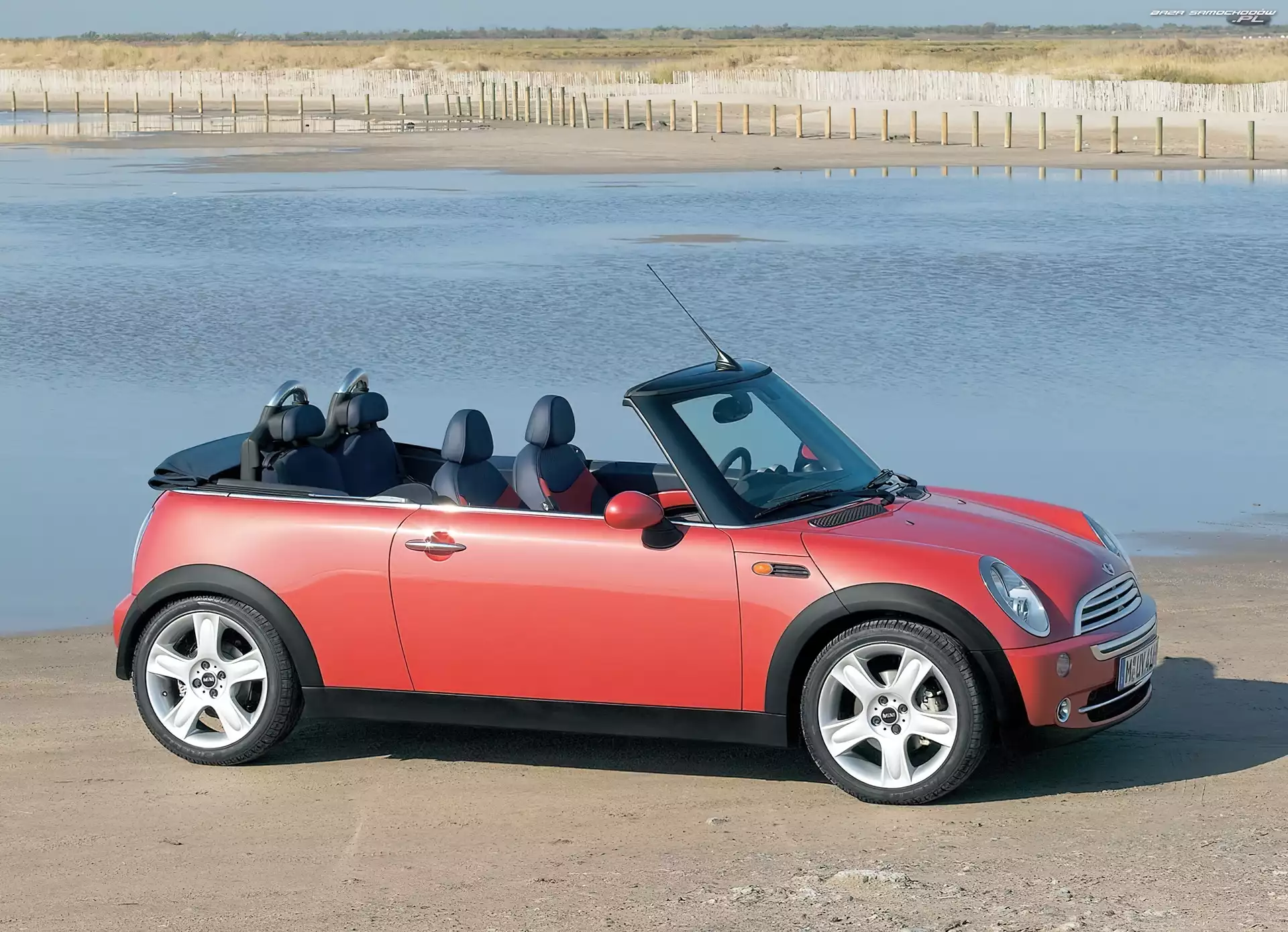 Dach, Mini Cabrio, Otwarty