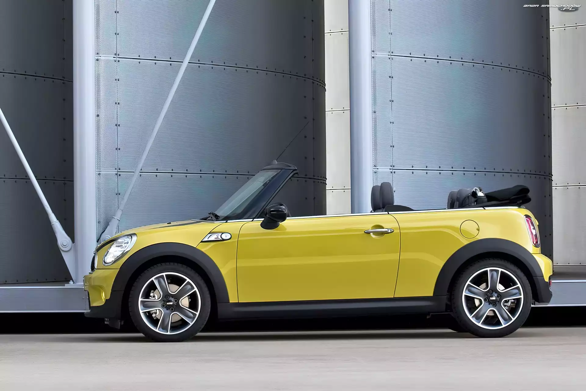 Dach, Mini Cabrio, Otwarty