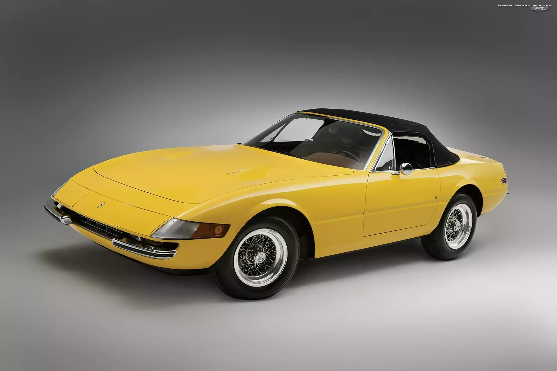 Dach, Ferrari Daytona, Materiałowy