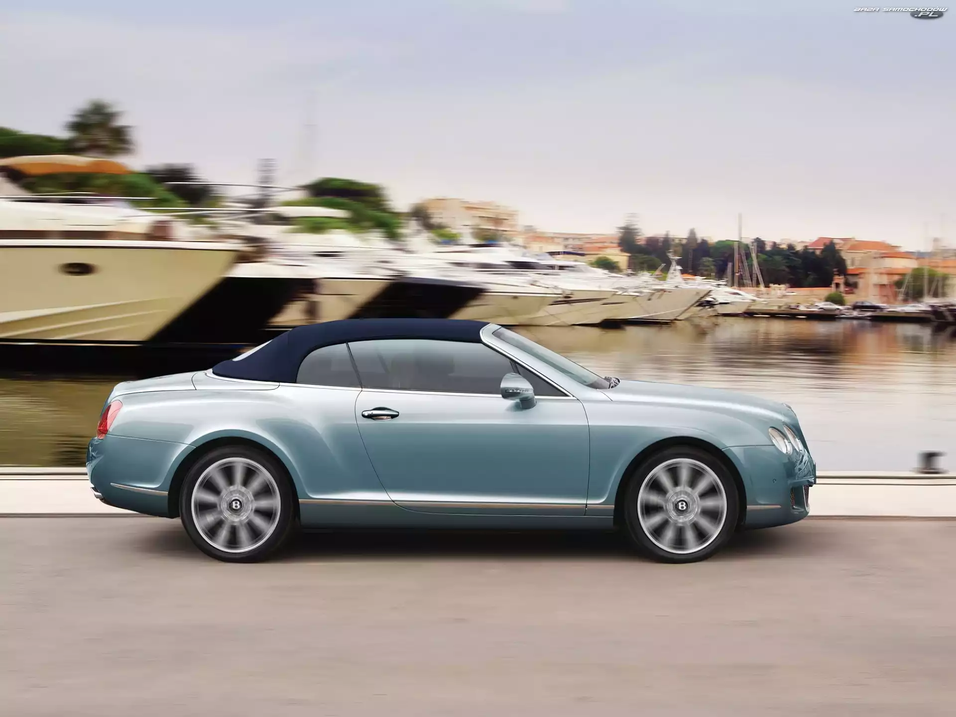 Dach, Bentley Continental GTC, Brezentowy