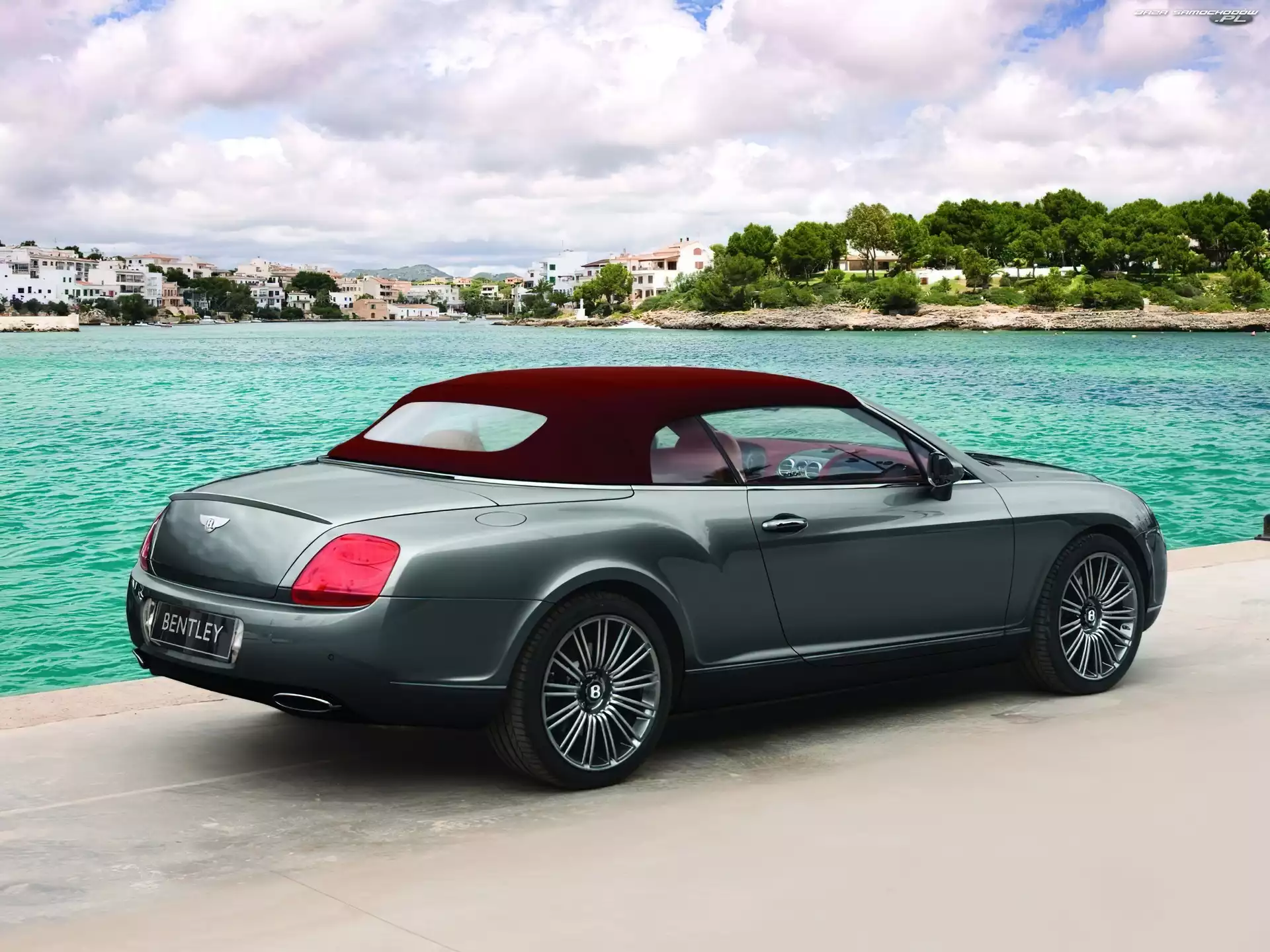 Dach, Bentley Continental GTC, Brezentowy