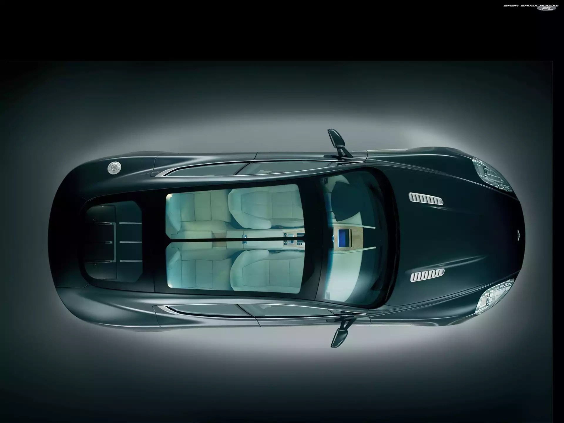 Dach, Aston Martin Rapide, Szklany