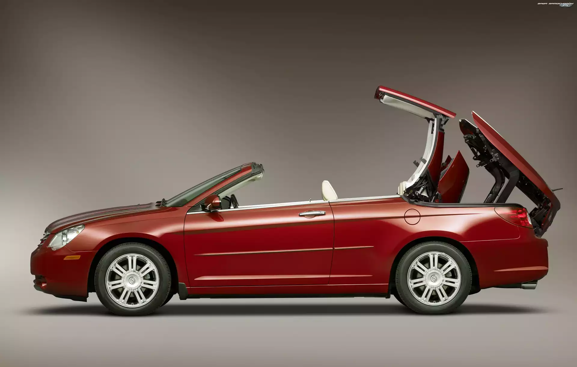 Dach, Chrysler Sebring, Rozkładany