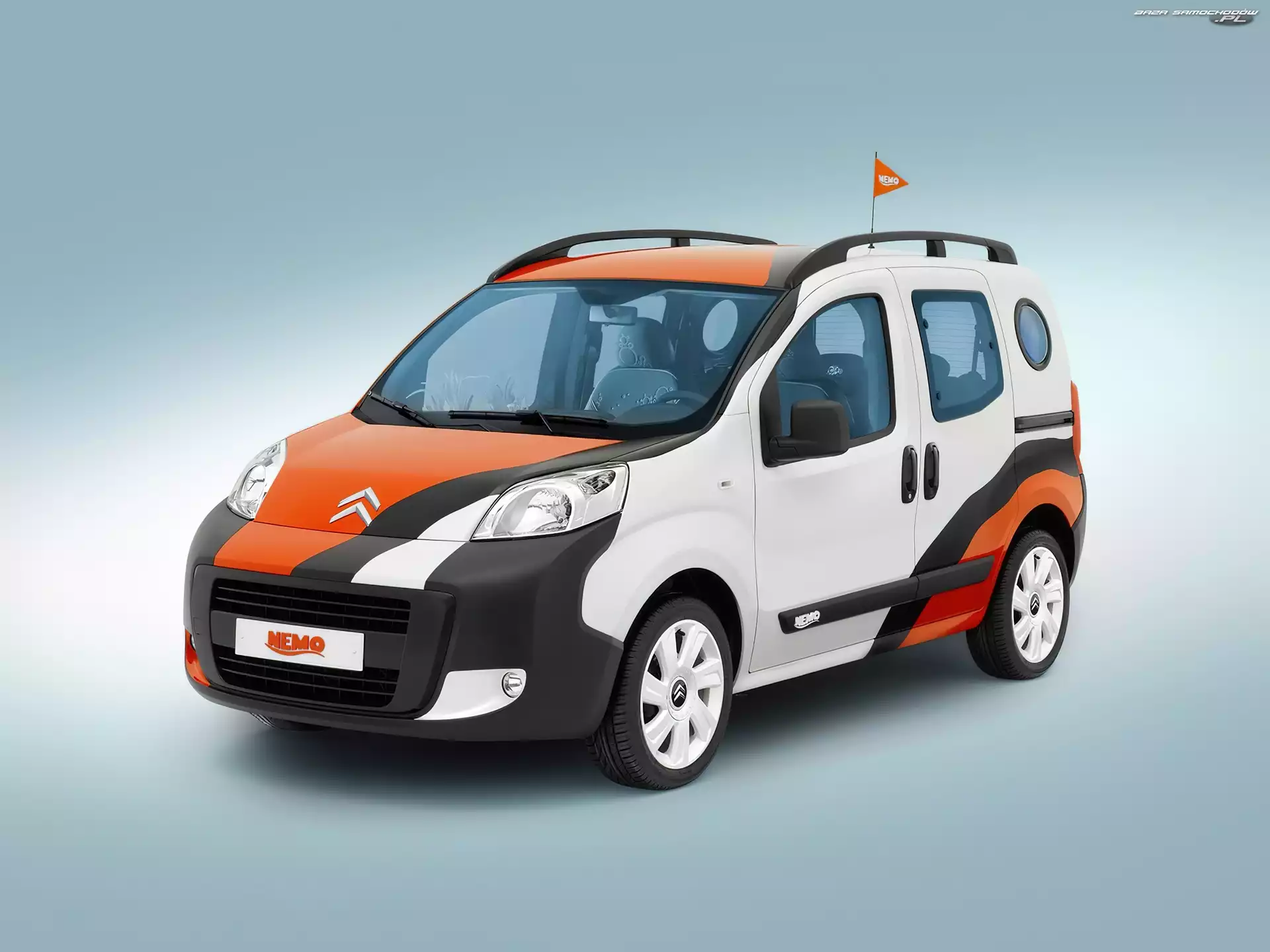 Dachowe, Citroen Nemo, Relingi
