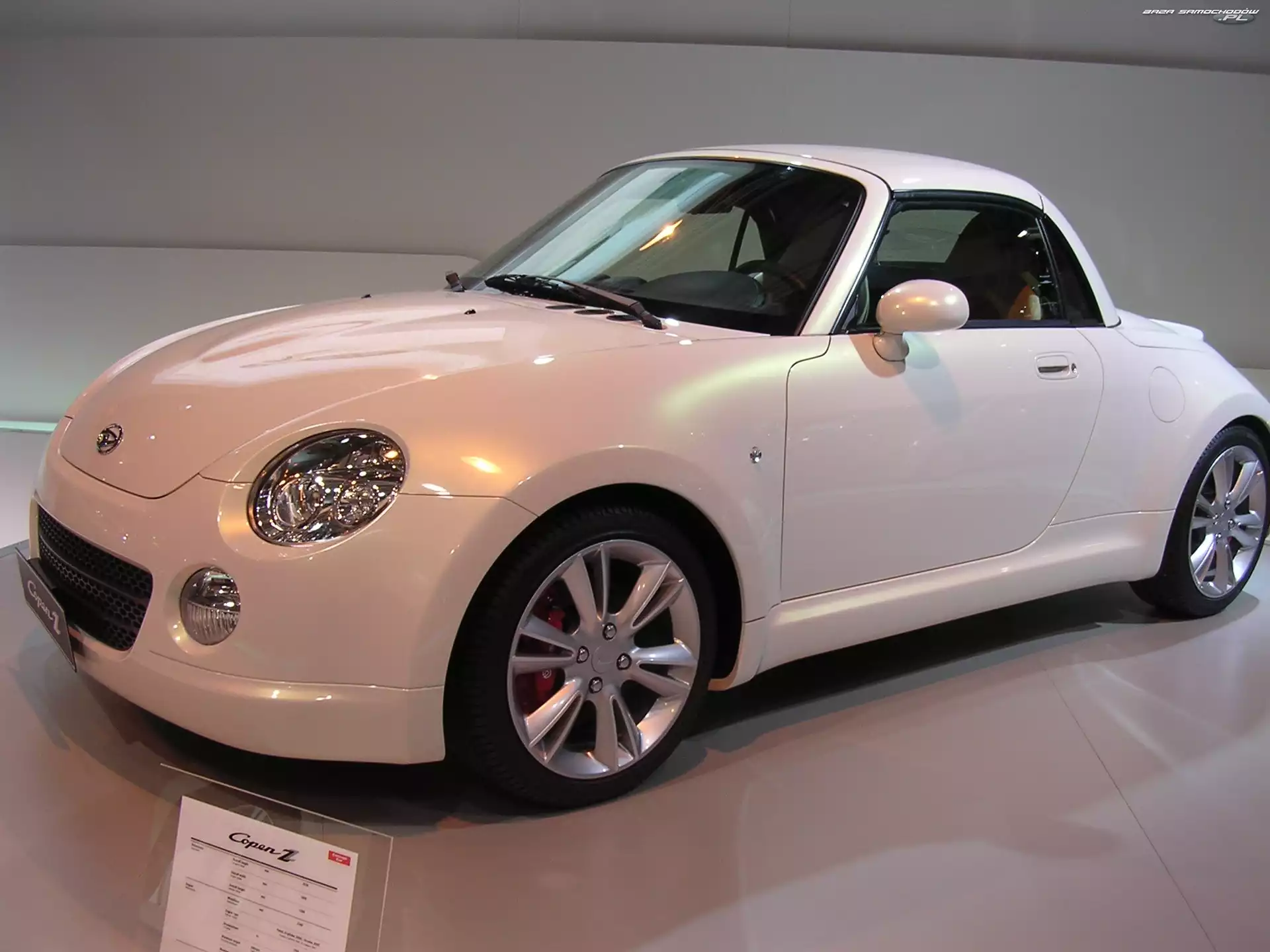 Daihatsu Copen, Hamulcowy, Białe, Zacisk