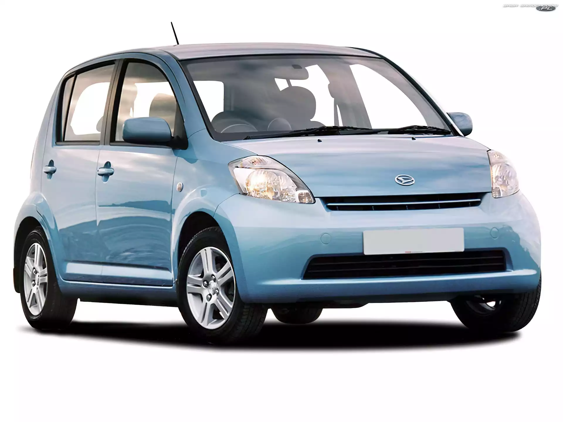 Daihatsu Sirion, Przód, Błękitny, Zderzak