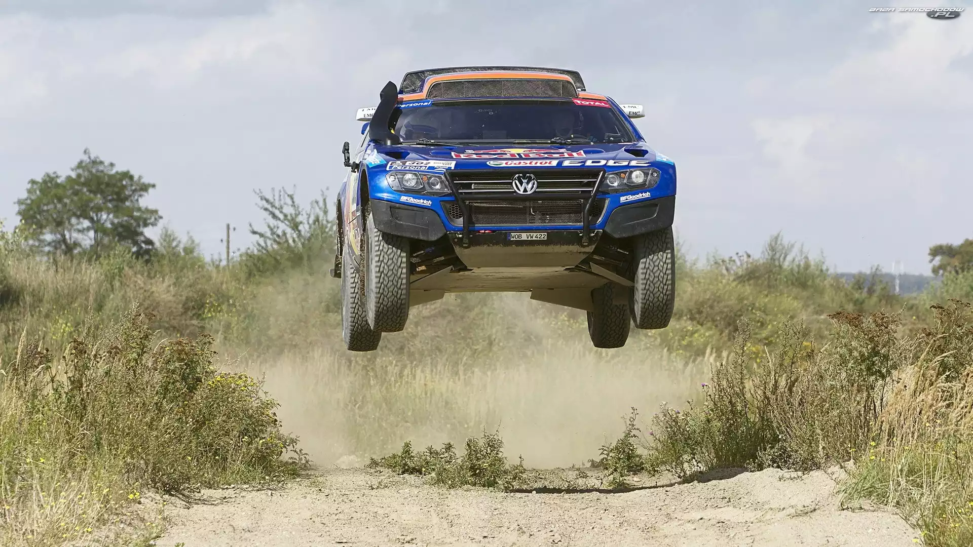 Wyskok, Dakar, VW Race Touareg 3, Droga